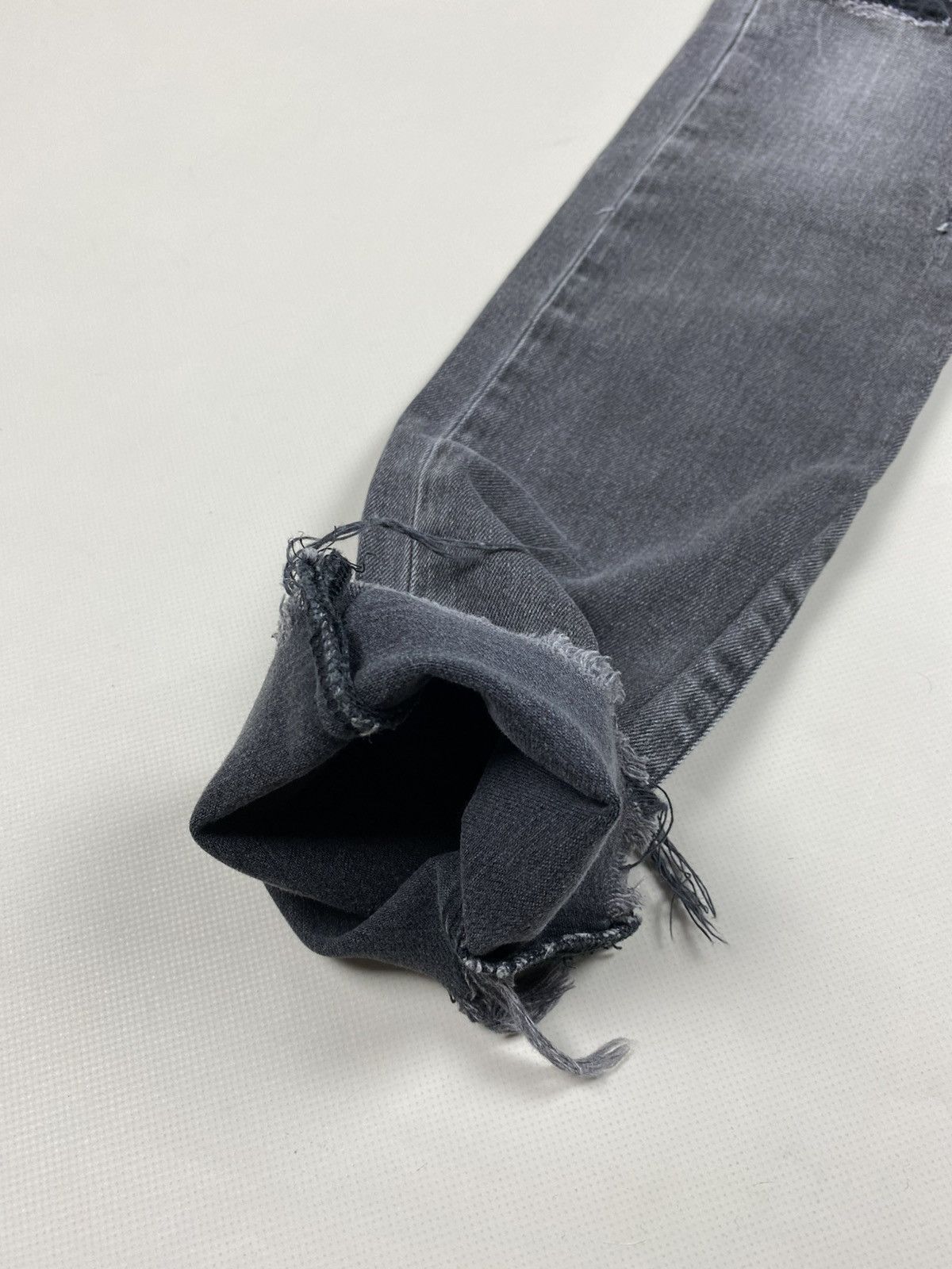 Balenciaga Balenciaga ladies distressed denim skinny biker jeans Size 28" / US 6 / IT 42 - 10 Thumbnail