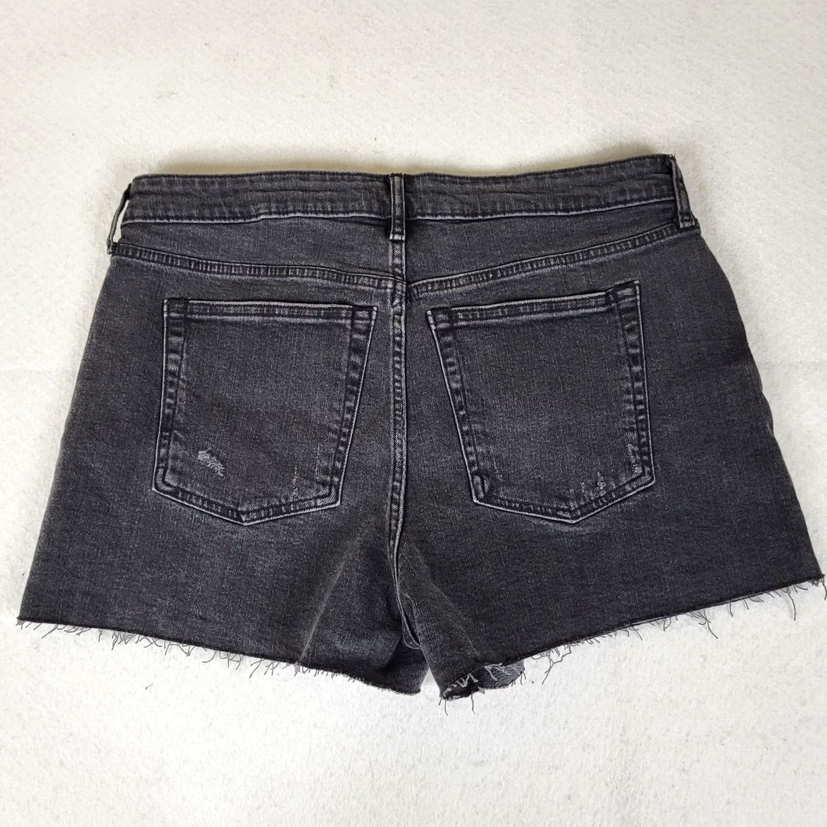 Vintage FREE ASSEMBLY Women's denim Jean Shorts dark Gray Size 12 Size 34" / US 12 / IT 48 - 2 Thumbnail