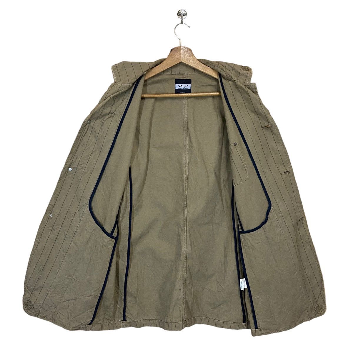 Japanese Brand Power To The People Stripe Button Coat Size US M / EU 48-50 / 2 - 17 Thumbnail