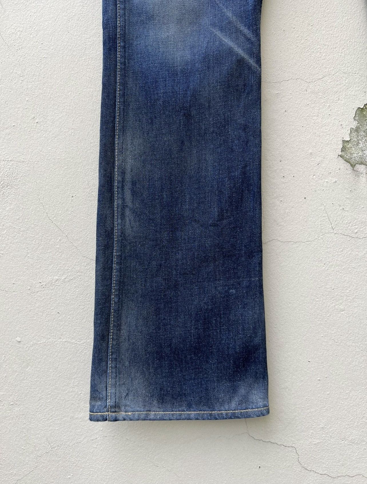 2005 LVC Levi’s 607 Big E Orange Tab Denim Bootcut Jeans