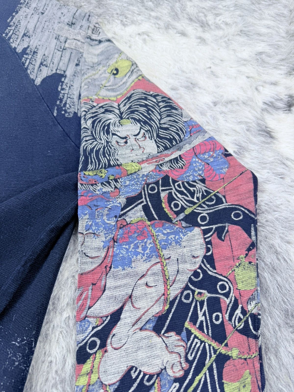 Japanese Brand Vintage KARAKURI TAMASHI Japanese Devil Traditional Motive Size US XL / EU 56 / 4 - 6 Thumbnail