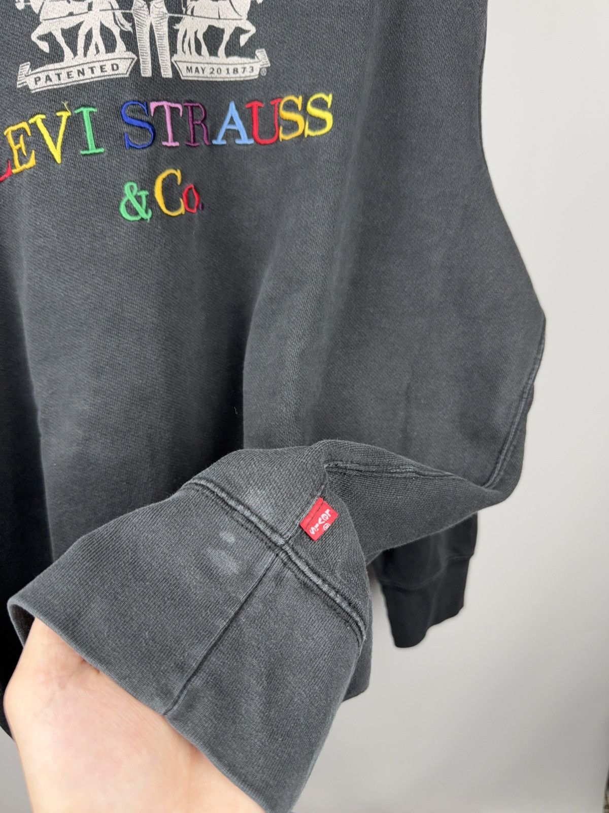 Levi's Vintage 00s USA Western Levi’s Embroidered Logo Sweatshirt Size US XL / EU 56 / 4 - 7 Thumbnail