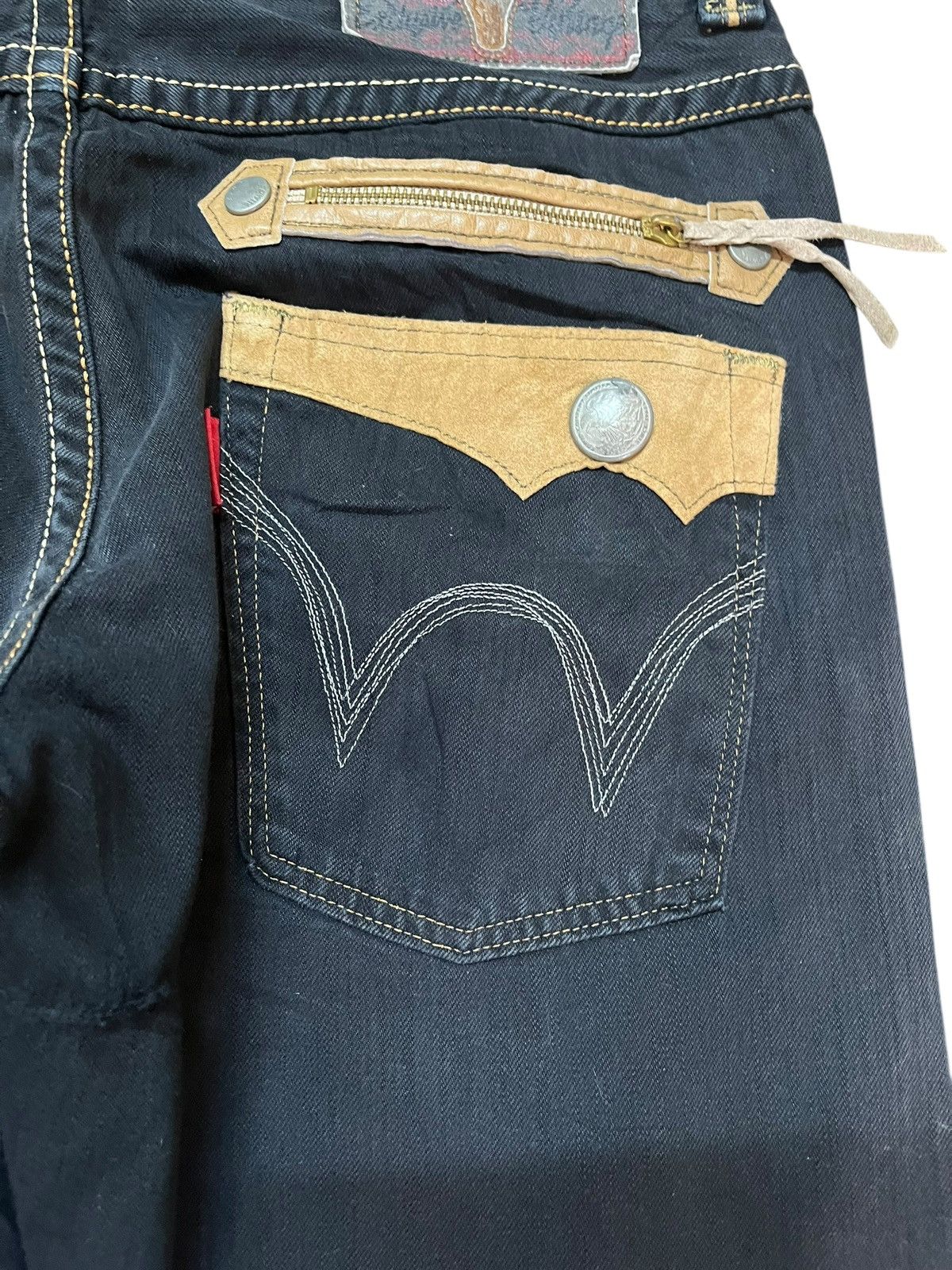 Edwin Vintage Edwin Exclusive Vintage Baggy Wide Leg Denim Size US 35 - 7 Thumbnail