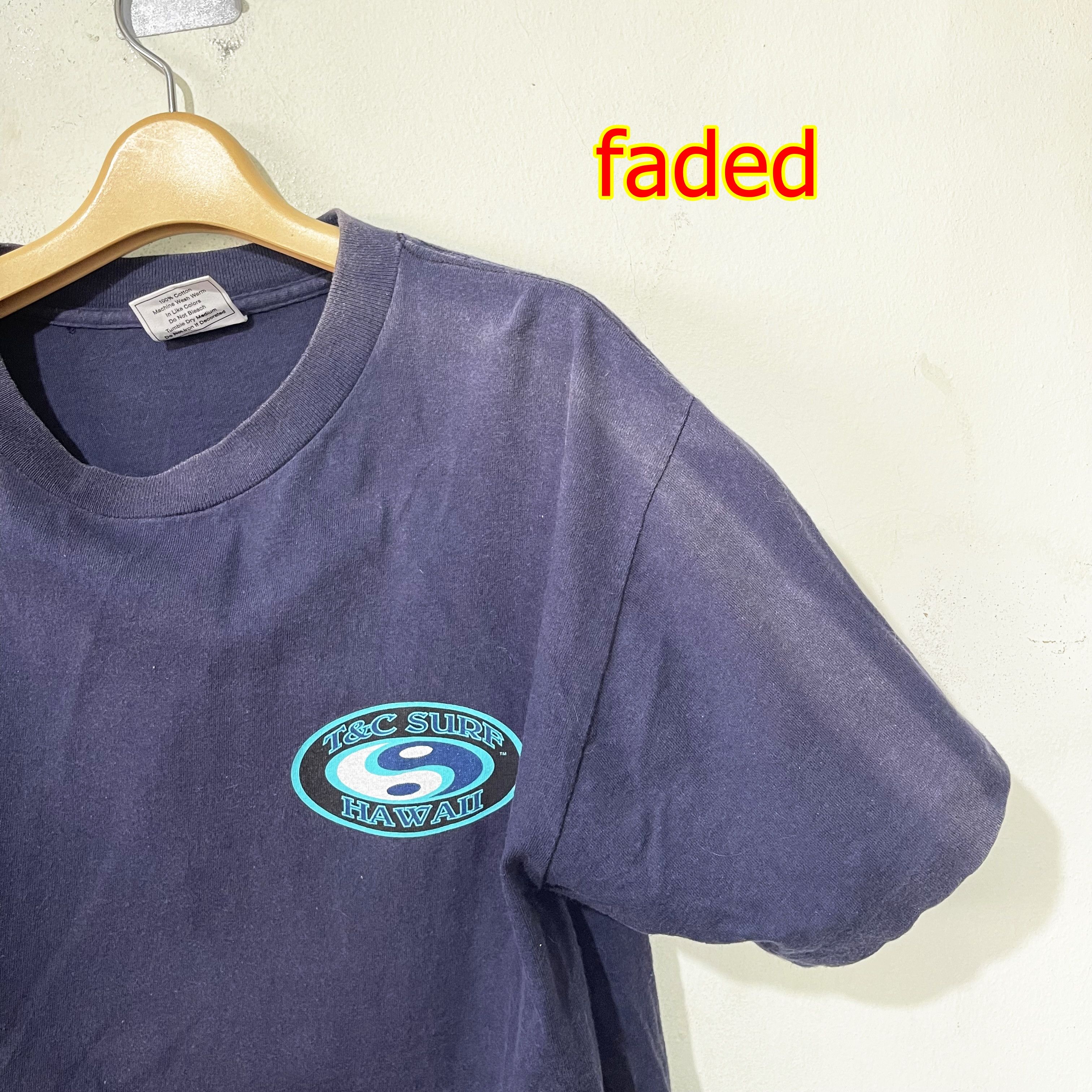 Vintage Vintage 90s T&C Surf Hawaii T-Shirt Size US L / EU 52-54 / 3 - 9 Thumbnail