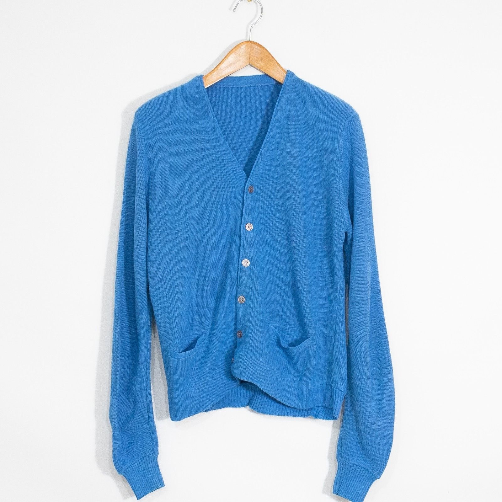 Vintage Vintage Acrylic Knit Cardigan Sweater Mens Medium Tennis Size US M / EU 48-50 / 2 - 2 Thumbnail