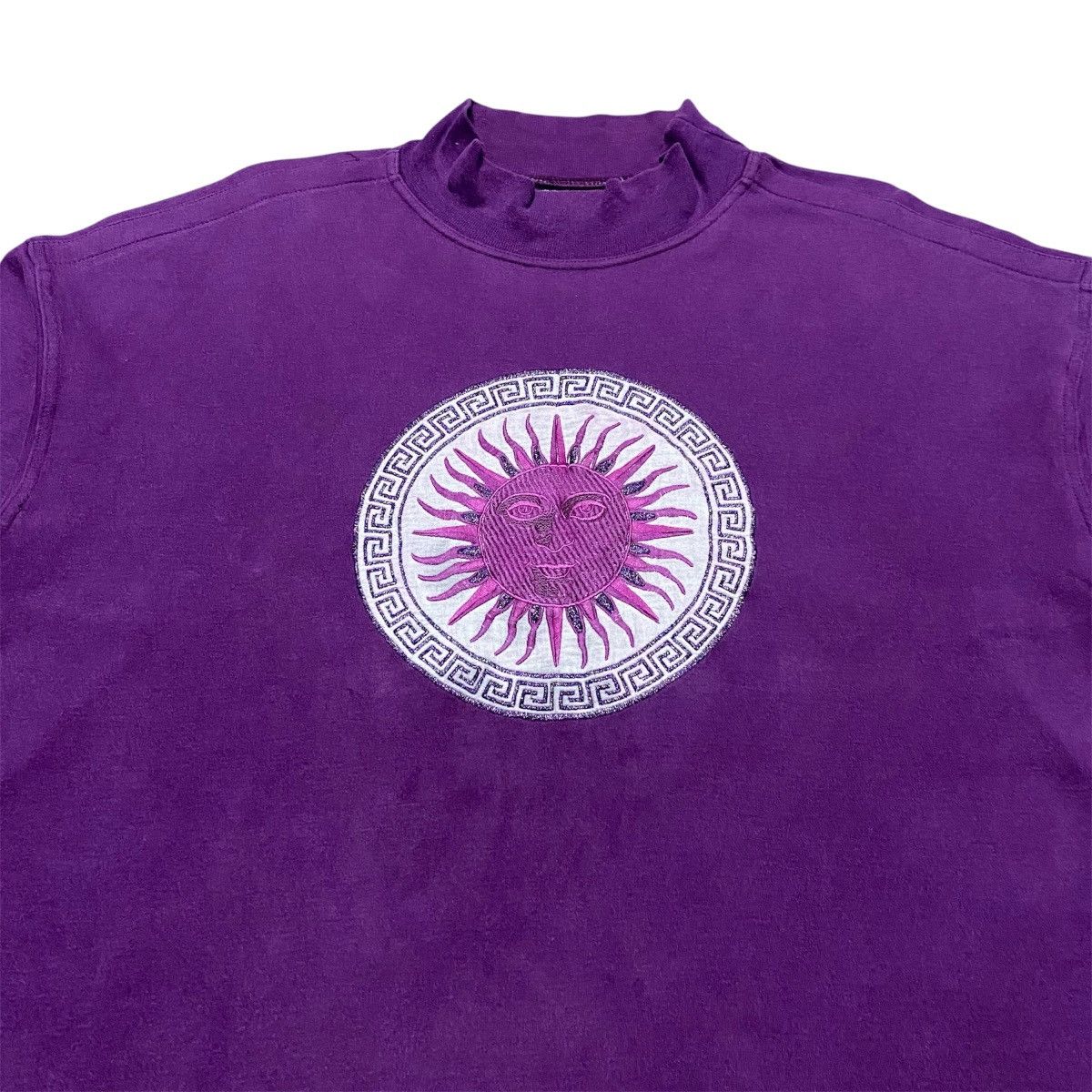 Versace Jeans Couture Rare‼️🔥Versace Embroidery Big Logo Long Sleeve T-Shirt Size US L / EU 52-54 / 3 - 3 Thumbnail