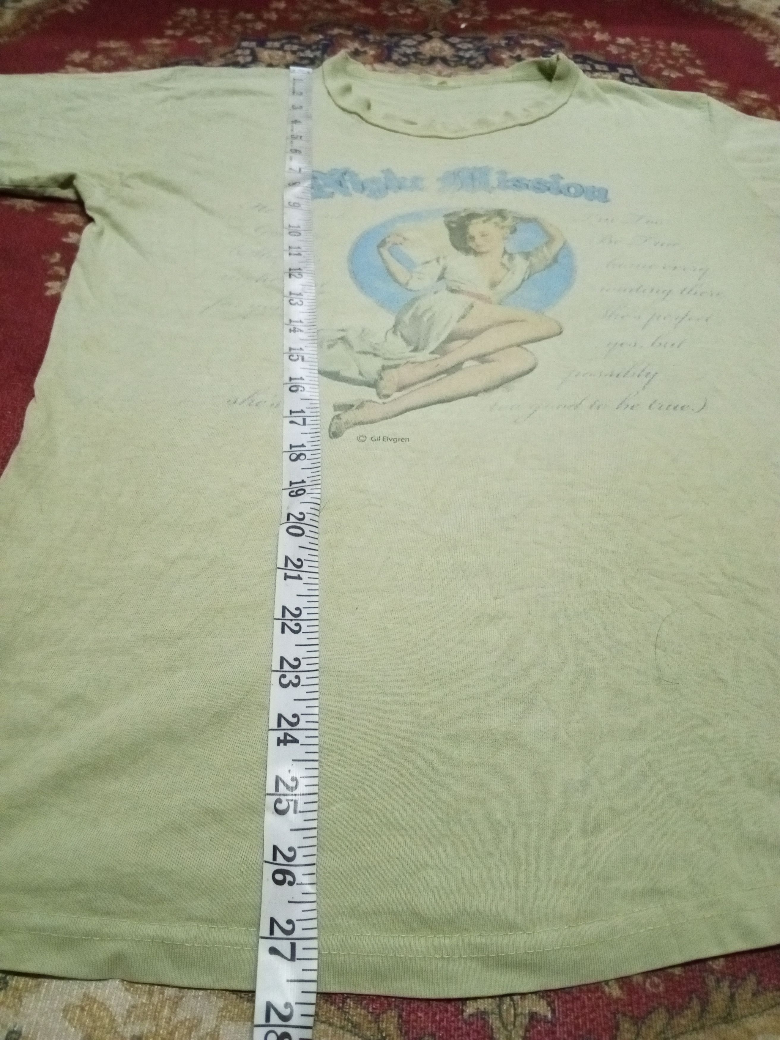 Buzz Rickson's 💥VERY RARE ITEM💥Night mission ©Gil Elvgren USAAF Green Size US M / EU 48-50 / 2 - 10 Thumbnail