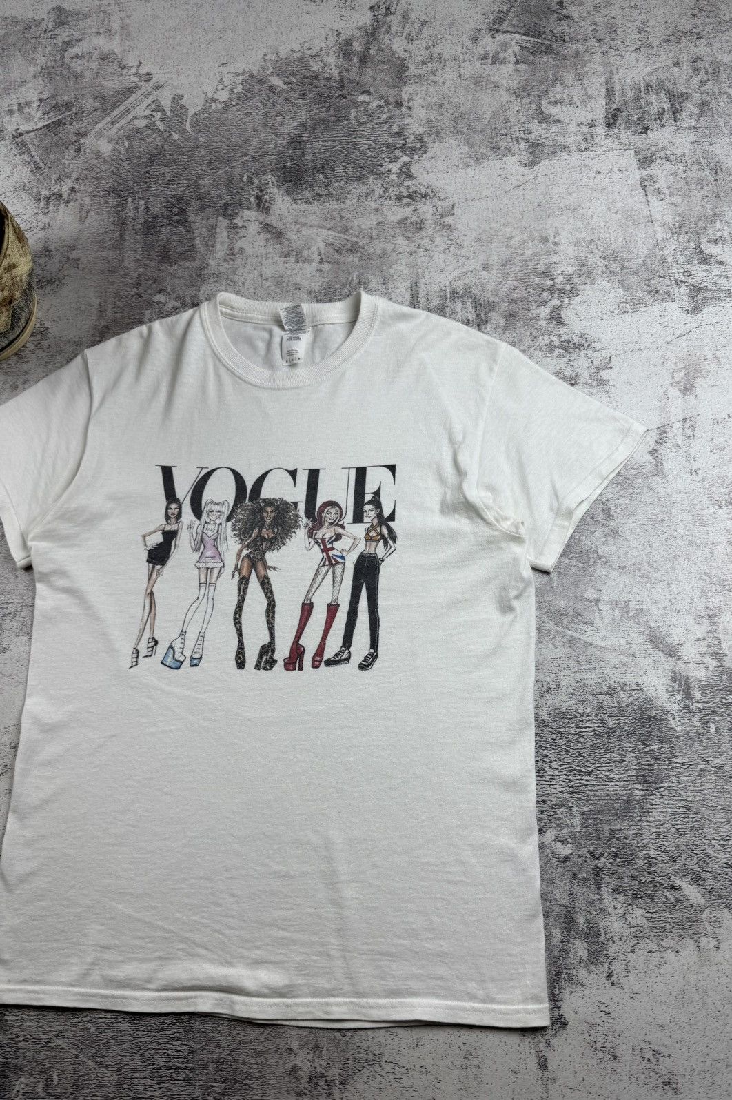 Vogue Vogue Spice Girls Ladies Gildan Medium Hip Hop Rap Cotton Jersey T Shirt Tee Size US M / EU 48-50 / 2 - 3 Thumbnail