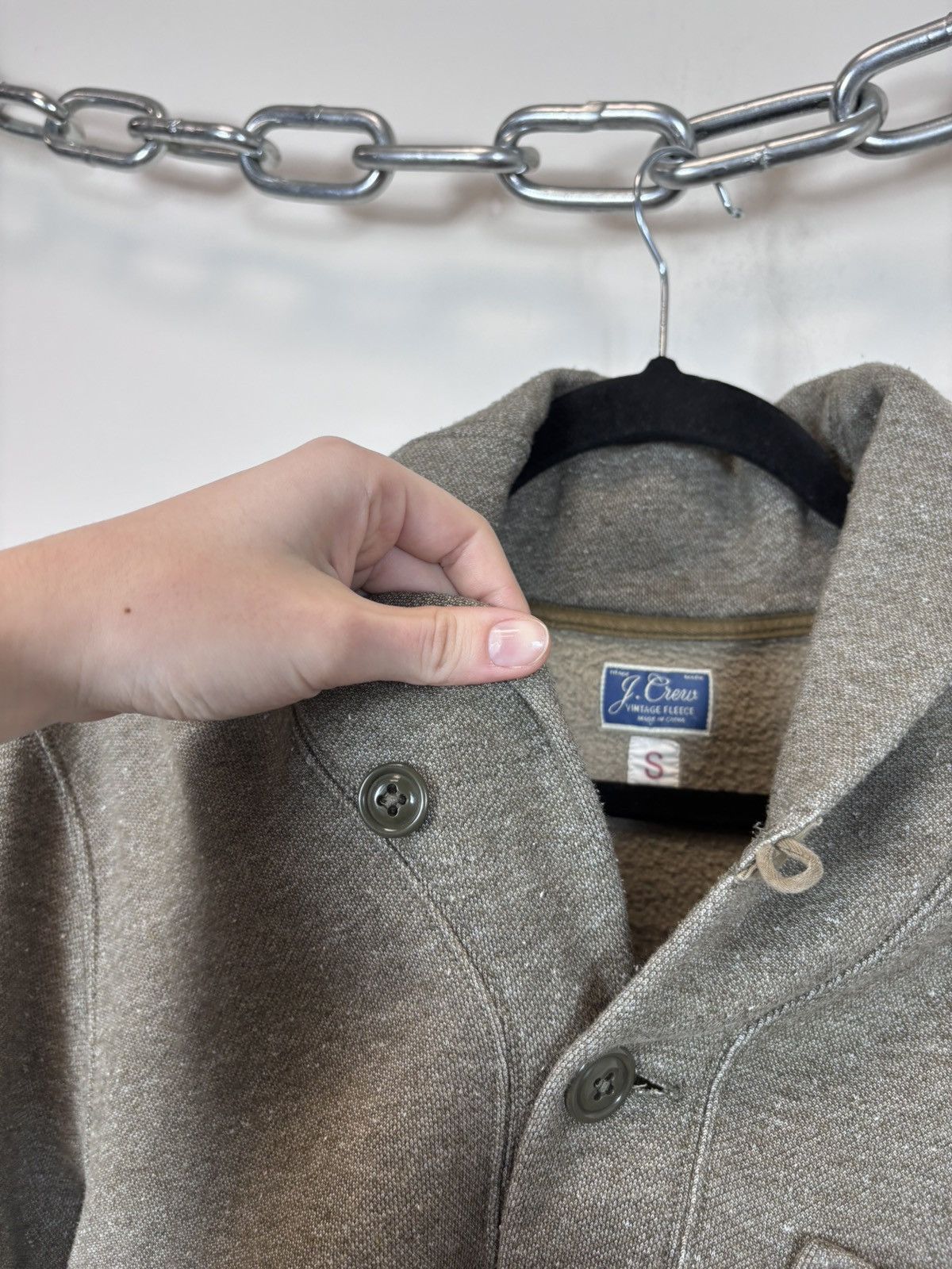 J.Crew J. Crew Men’s Vintage Fleece Shawl Collar Cardigan Sweater Size US S / EU 44-46 / 1 - 8 Thumbnail