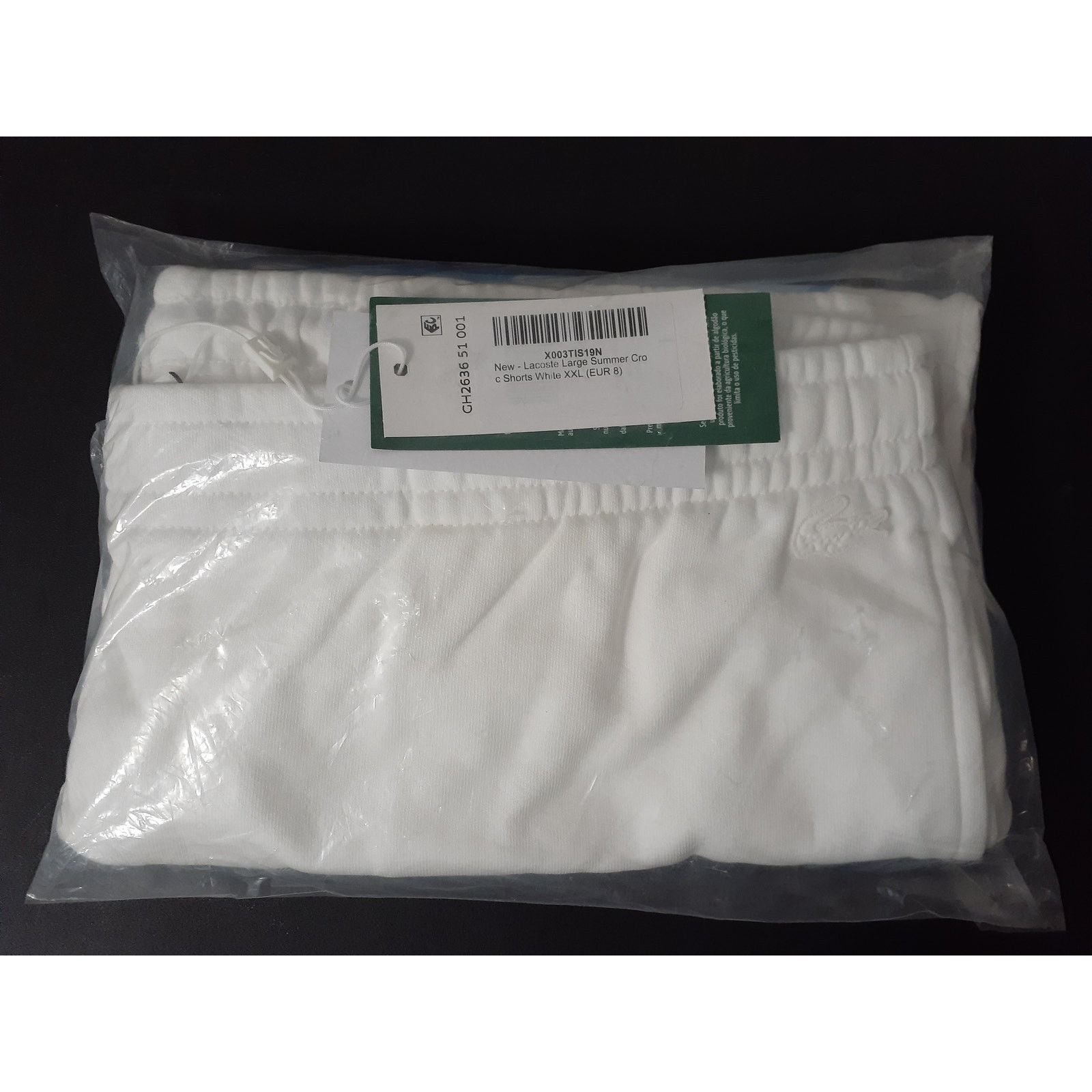 Lacoste Lacoste Large Summer Croc Shorts White XXL Size US 42 / EU 58 - 2 Thumbnail