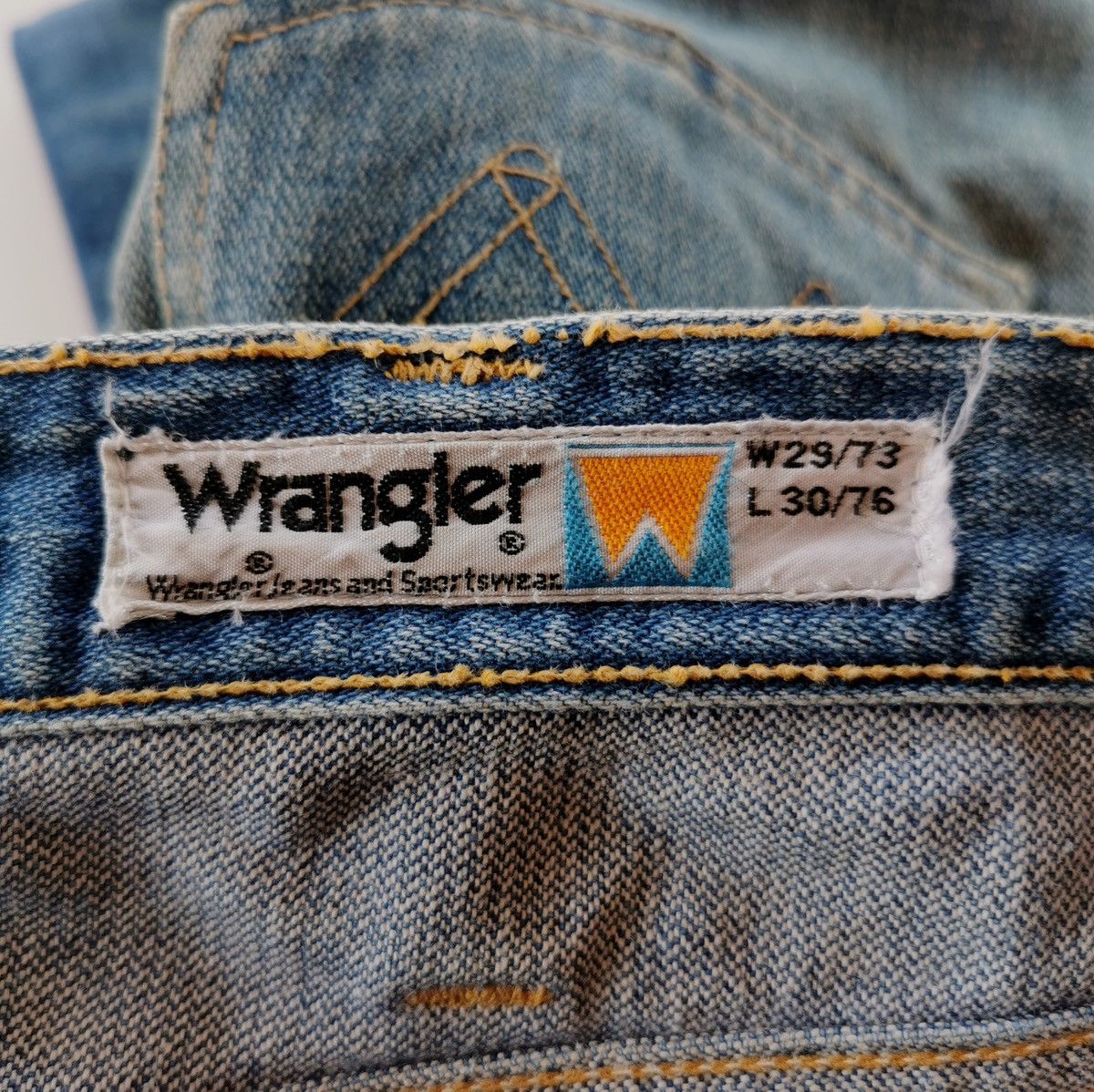 Levi's Vintage Wrangler Faded Jeans 28x35 Size US 28 / EU 44 - 8 Thumbnail