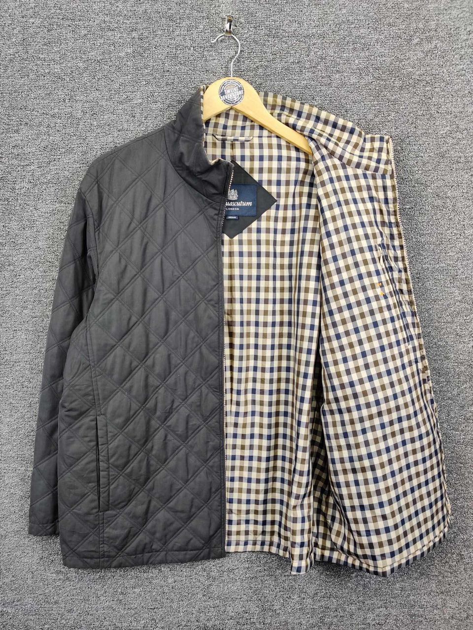 Aquascutum Aquascutum London Quilted Zipper Jacket Size US M / EU 48-50 / 2 - 7 Thumbnail