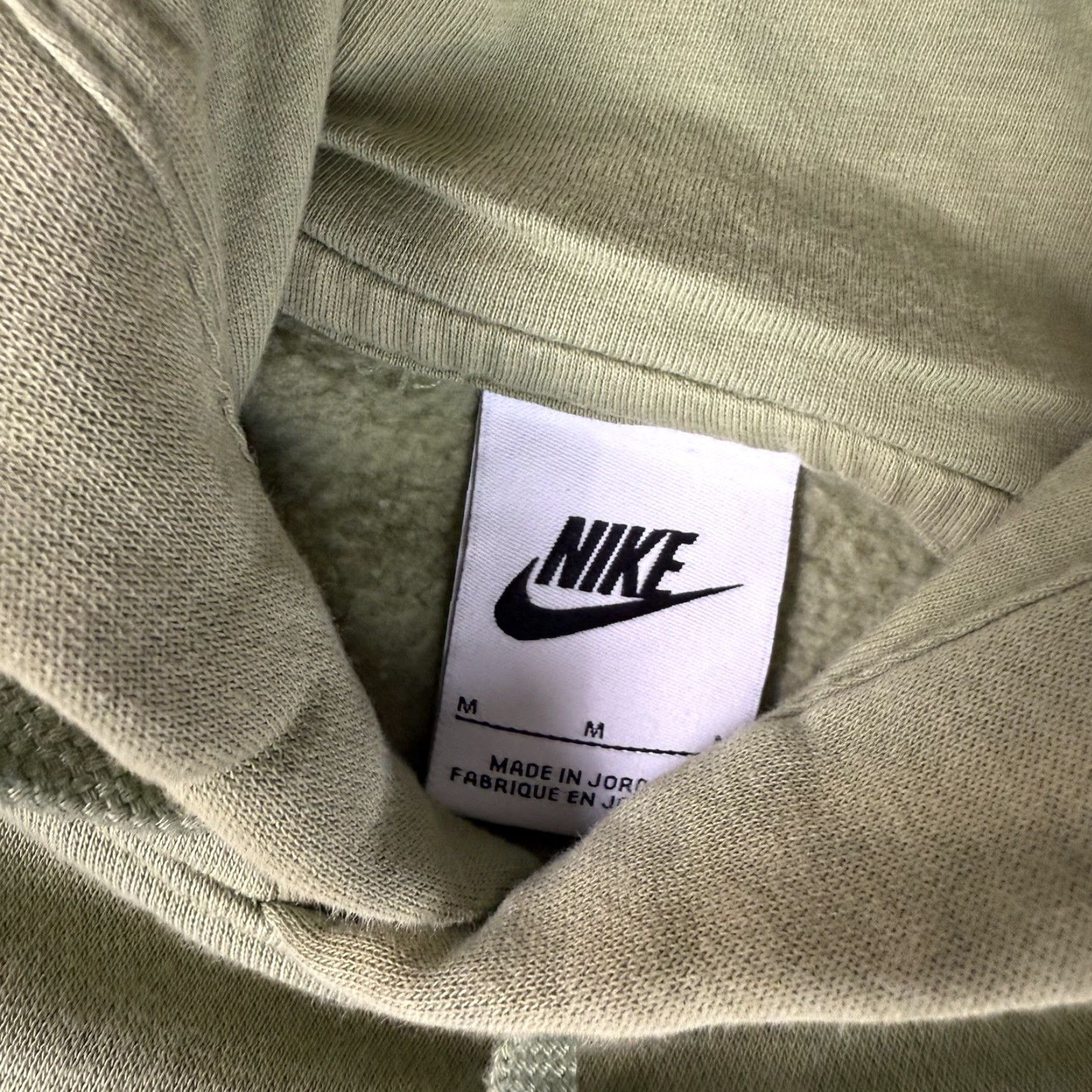 Nike Nike Hoodie Mens M Green Sweatshirt Club Fleece Sportswear Distressed Rare Embroidered Logo Full Zip Hooded Pockets 90s Grunge Vintage? Size US M / EU 48-50 / 2 - 4 Thumbnail