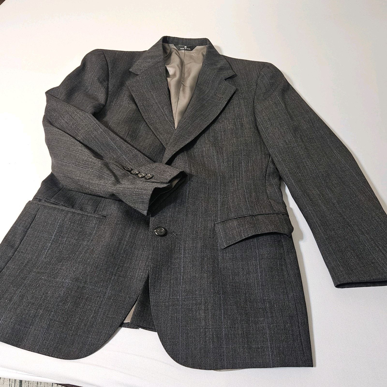 Ralph Lauren VTG Polo University Club Ralph Lauren Wool Blazer Coat 38 Size 38R - 6 Thumbnail