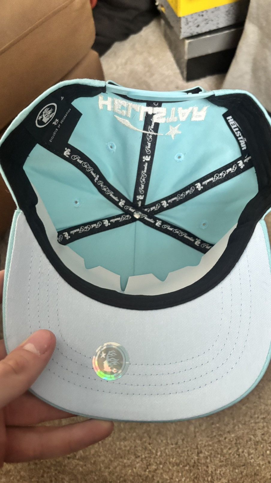 HELLSTAR Hellstar Studios OG Logo Baby Blue Snapback Size ONE SIZE - 3 Thumbnail