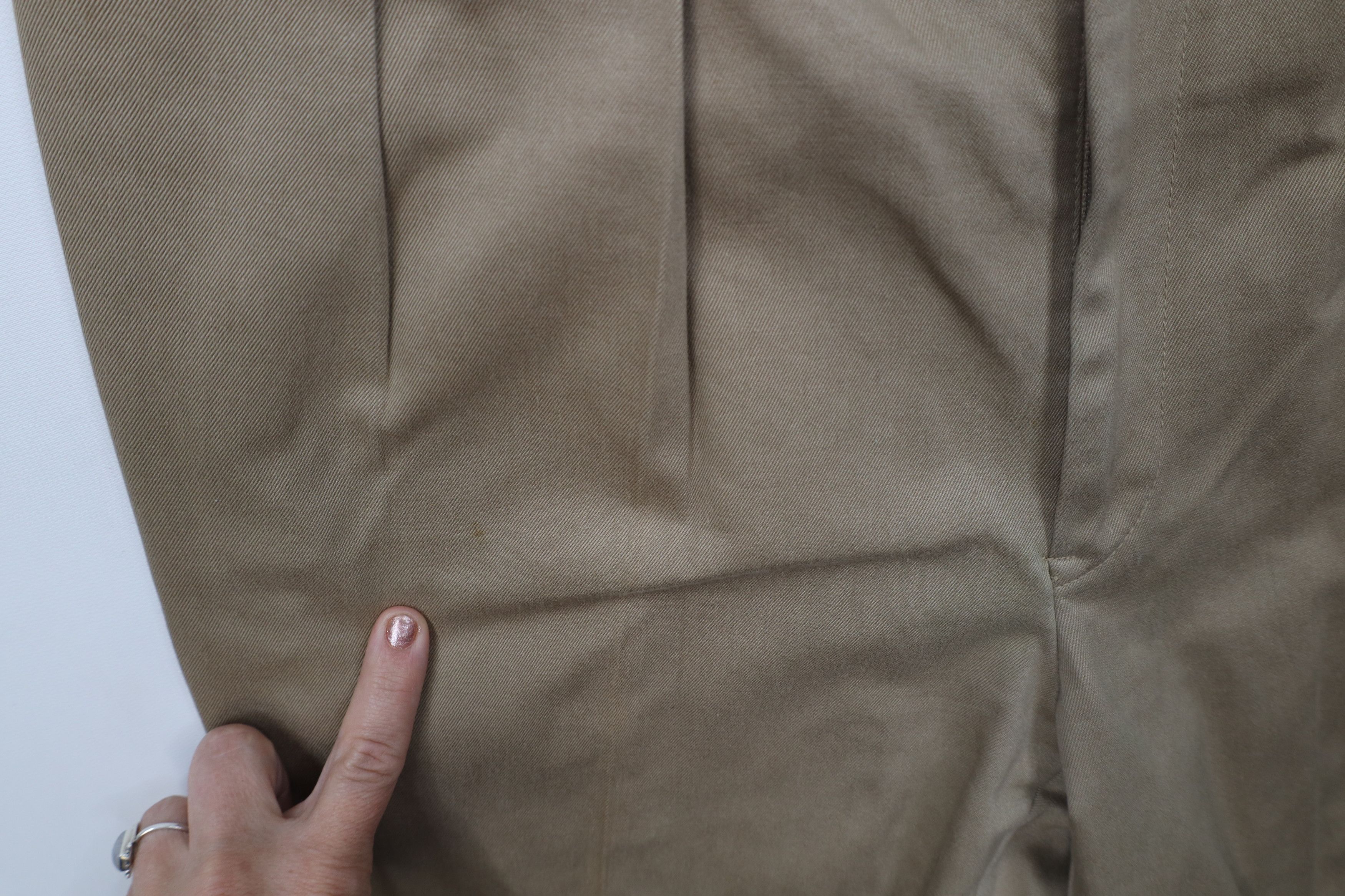 Lands' End Vintage 90s Lands End Wide Leg Heavyweight Chino Pants USA Size US 36 / EU 52 - 8 Thumbnail