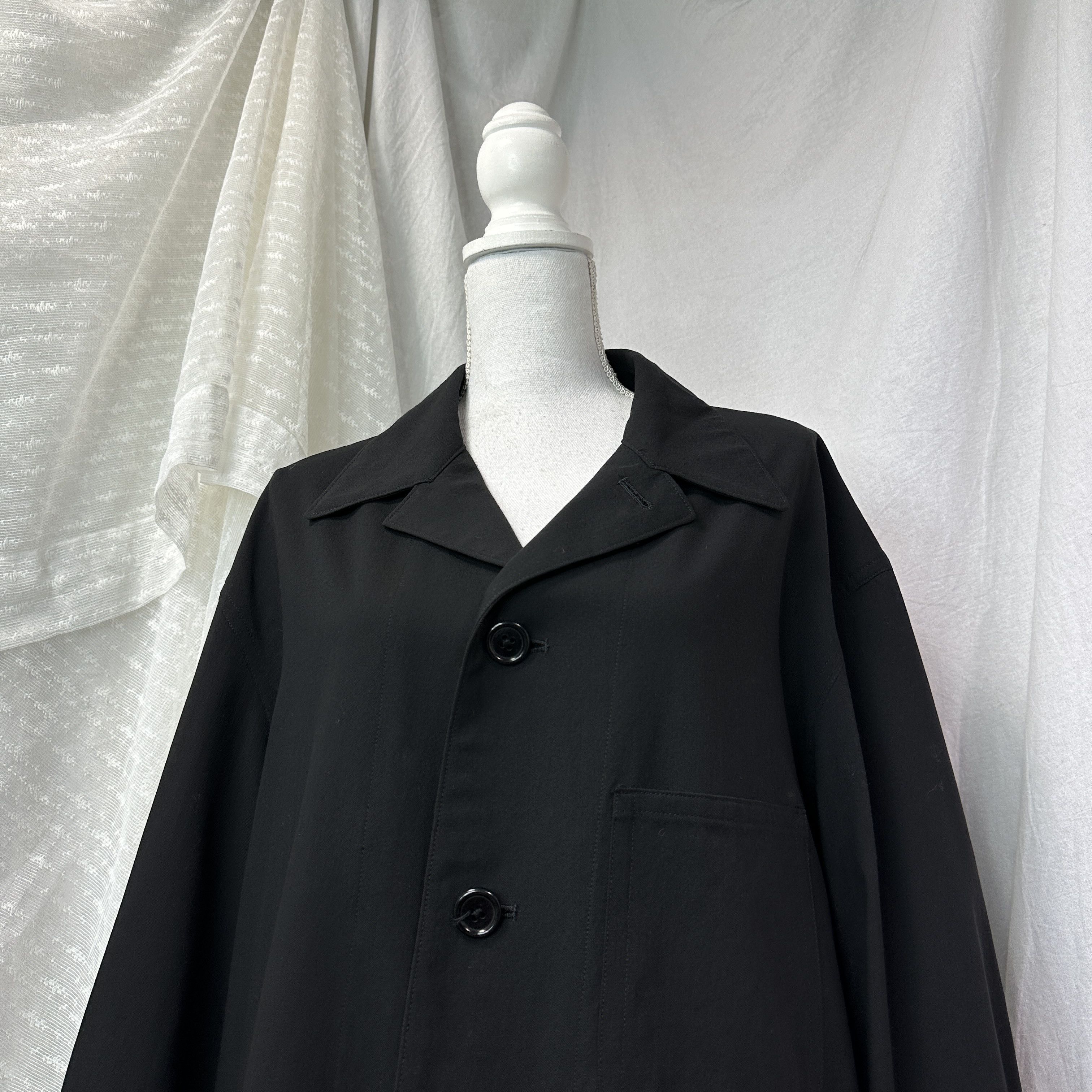 Yohji Yamamoto Vintage Avant Garde Classy Yohji Yamamoto Coat Y2K Size M / US 6-8 / IT 42-44 - 11 Thumbnail