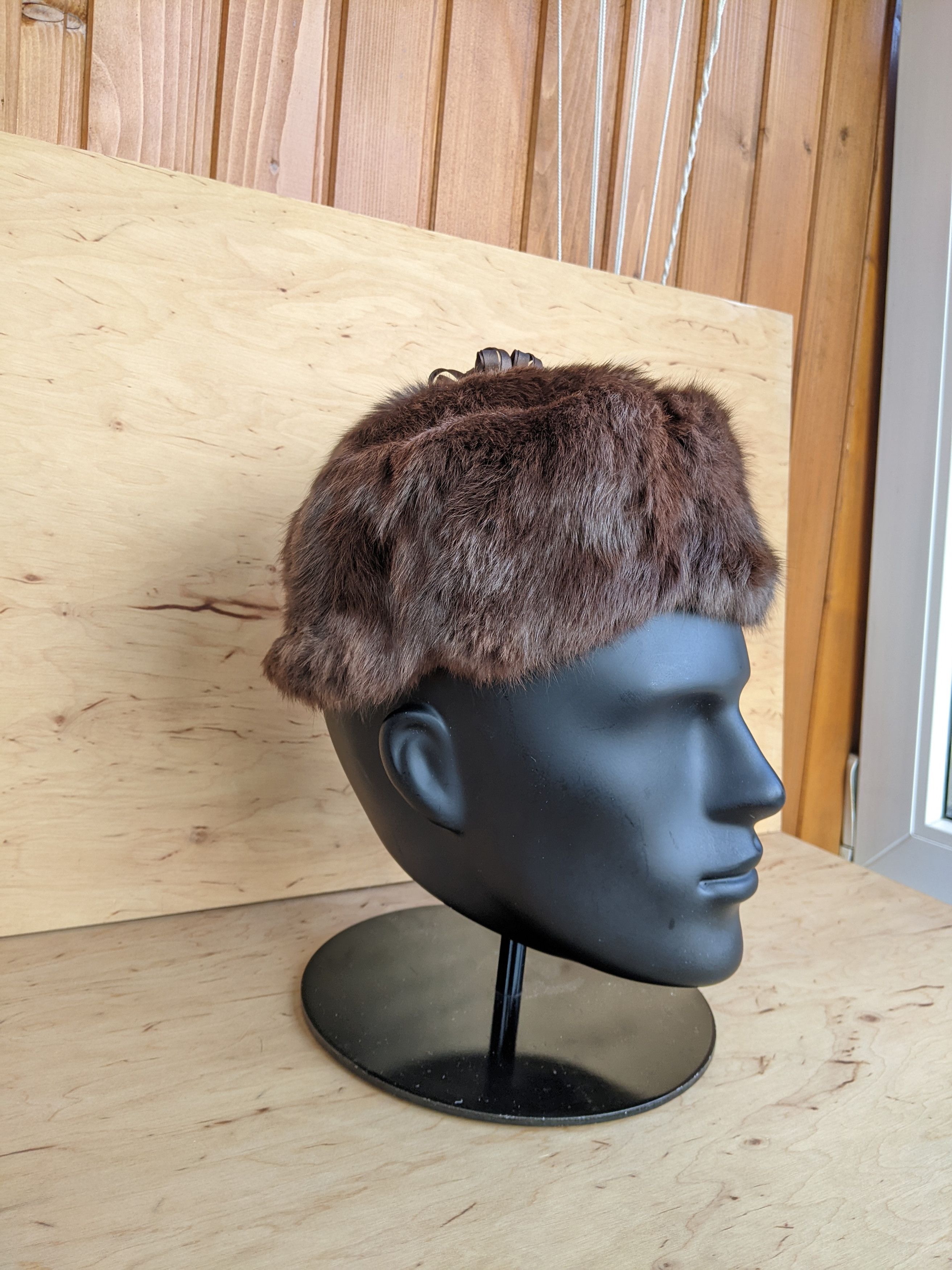 Japanese Brand Edna Wallace Vintage 70s Genuine Fur Hat Kangol Gucci Size ONE SIZE - 3 Thumbnail