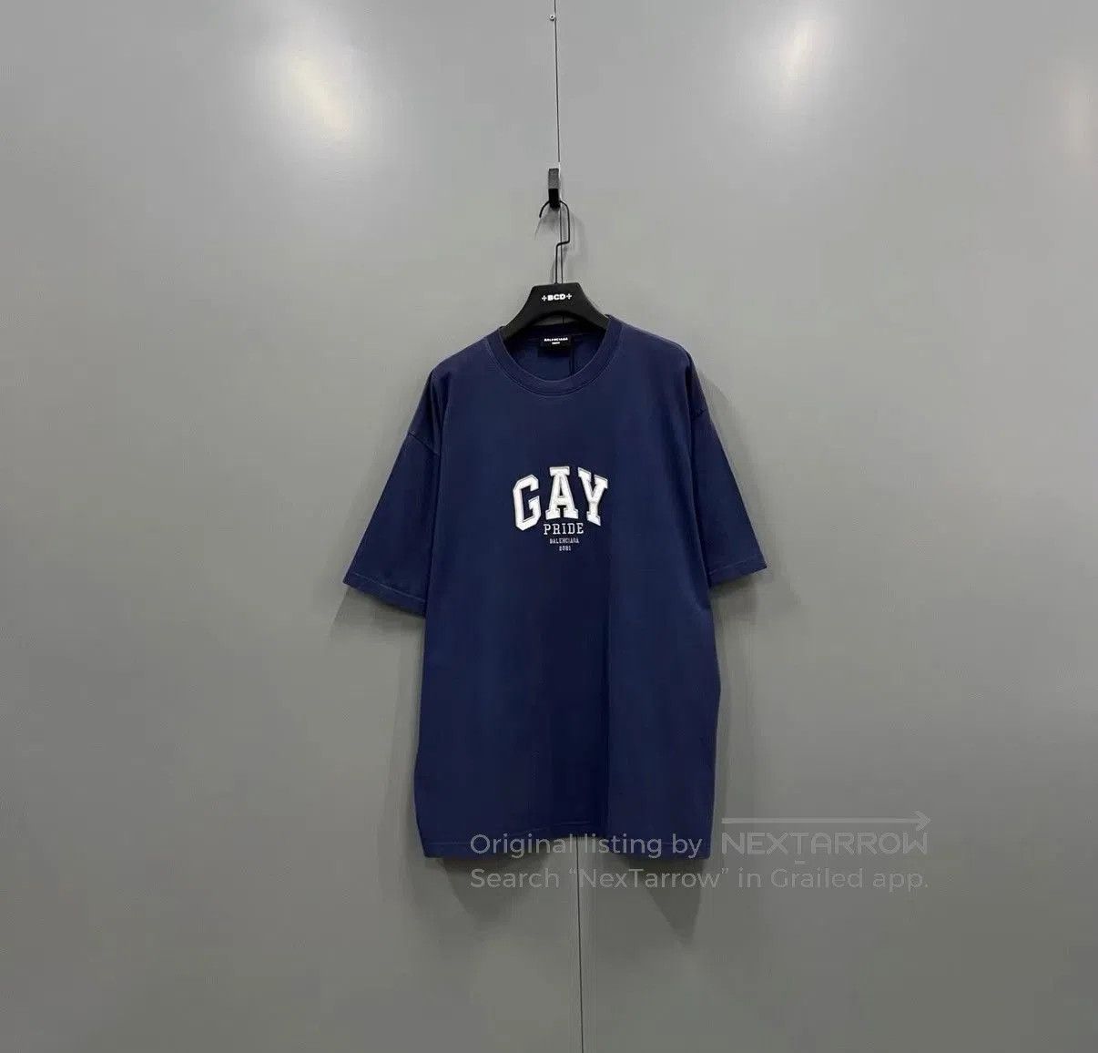 Balenciaga Blue Gay Pride Short Sleeve T-Shirt. Size US M / EU 48-50 / 2 - 1 Thumbnail