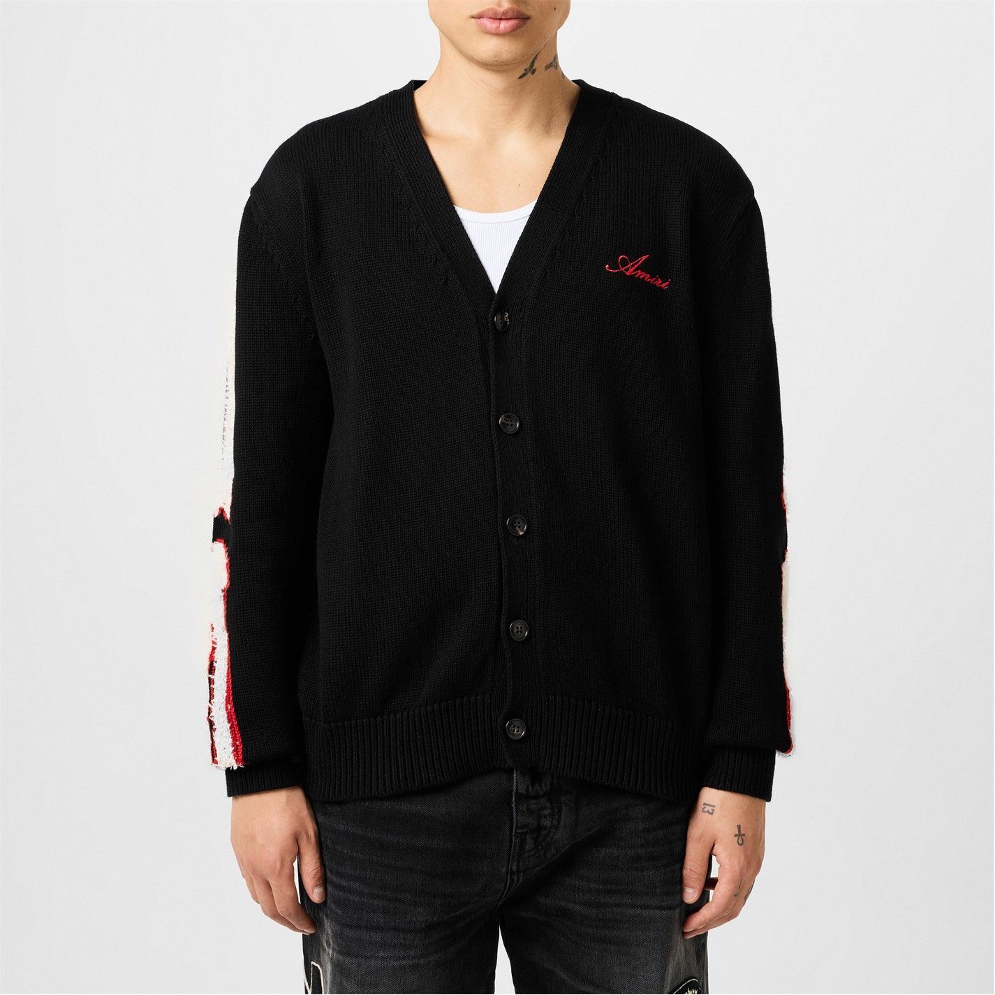 Amiri AMIRI Bones Cardigan Size US XL / EU 56 / 4 - 2 Thumbnail