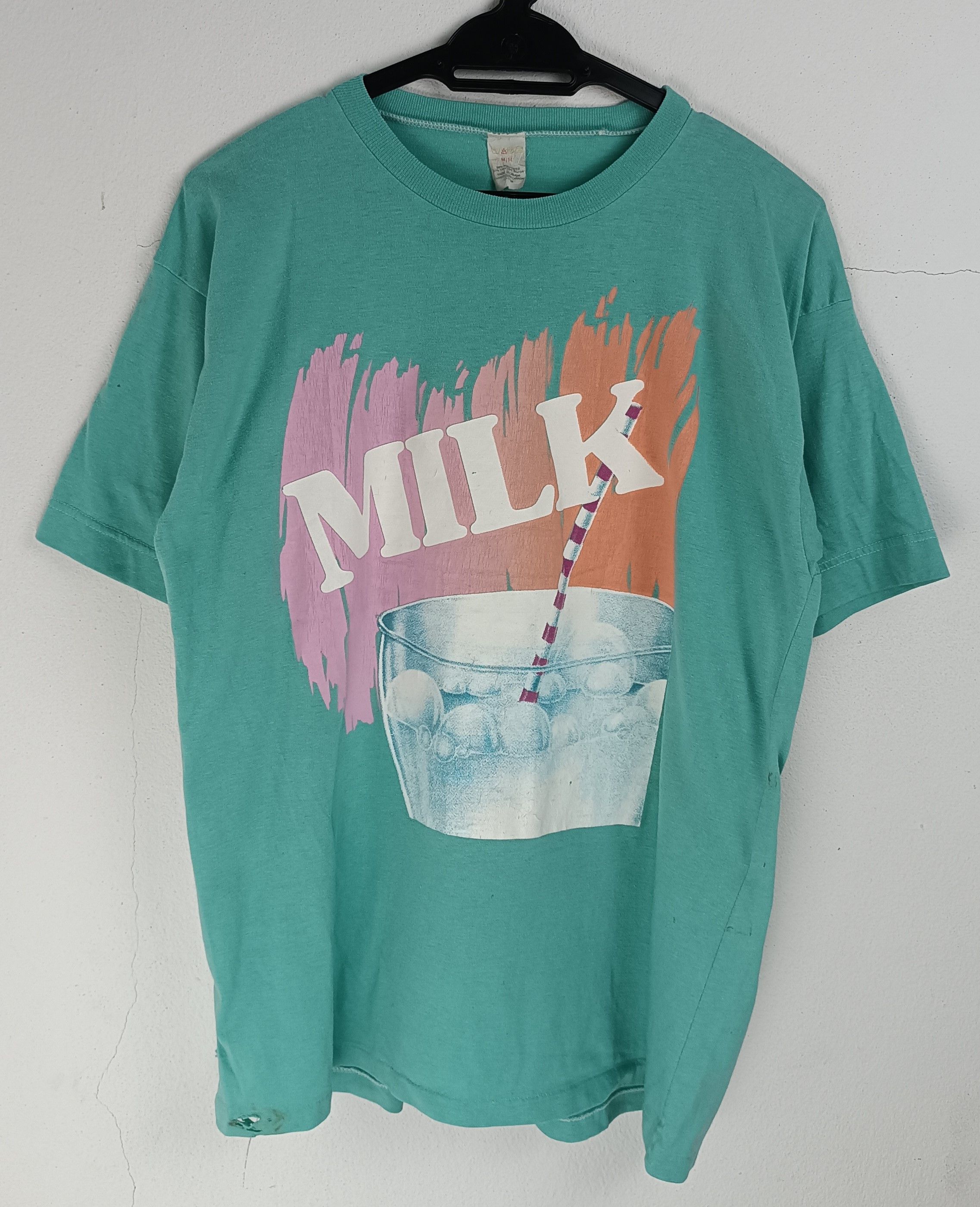 Vintage VINTAGE 90'S MILK SPECIAL TOUCH OF PARADISE TEE VERY RARE Size US M / EU 48-50 / 2 - 3 Thumbnail