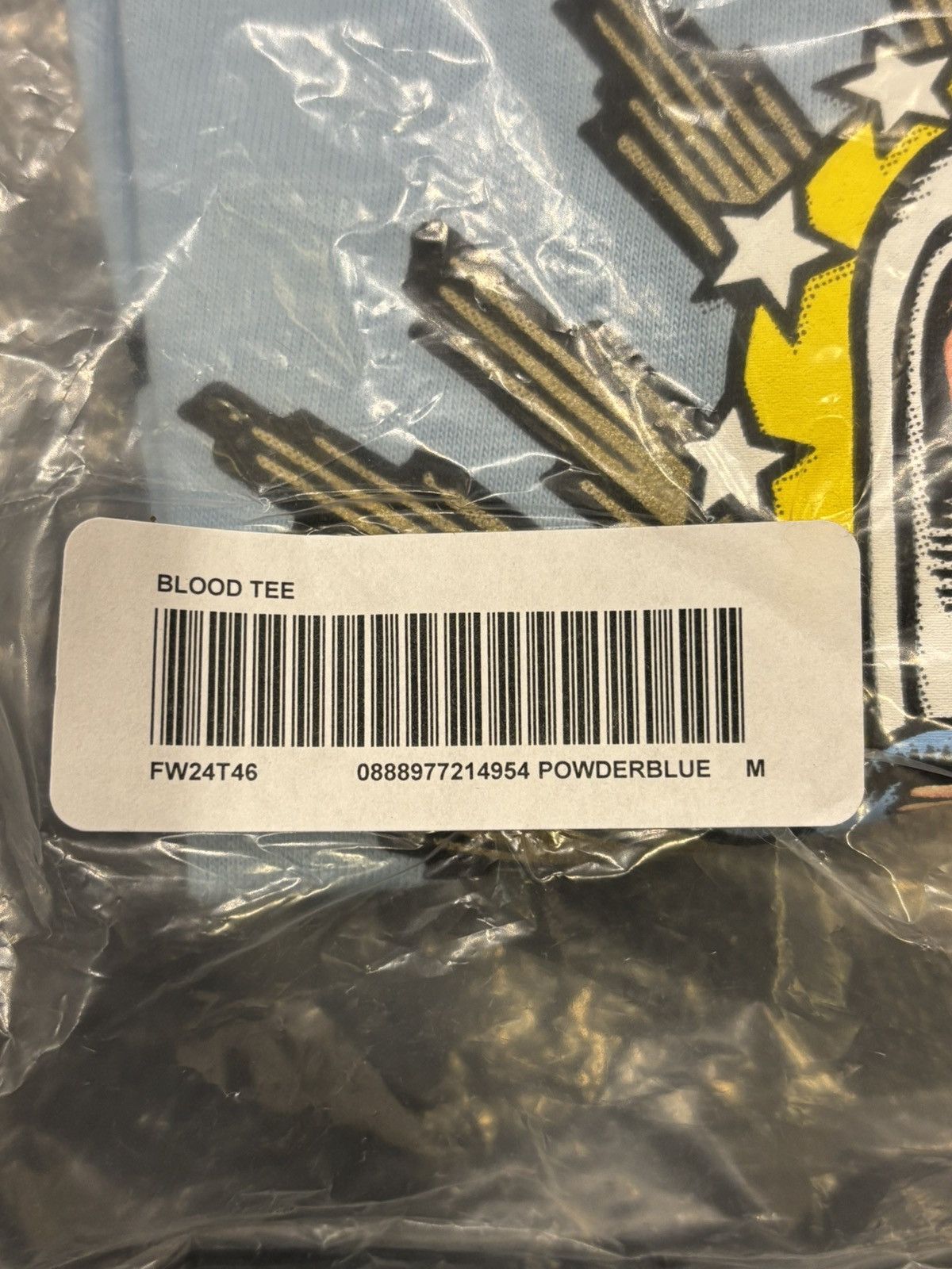 Supreme Supreme Blood Tee Powder Blue Size US M / EU 48-50 / 2 - 4 Thumbnail