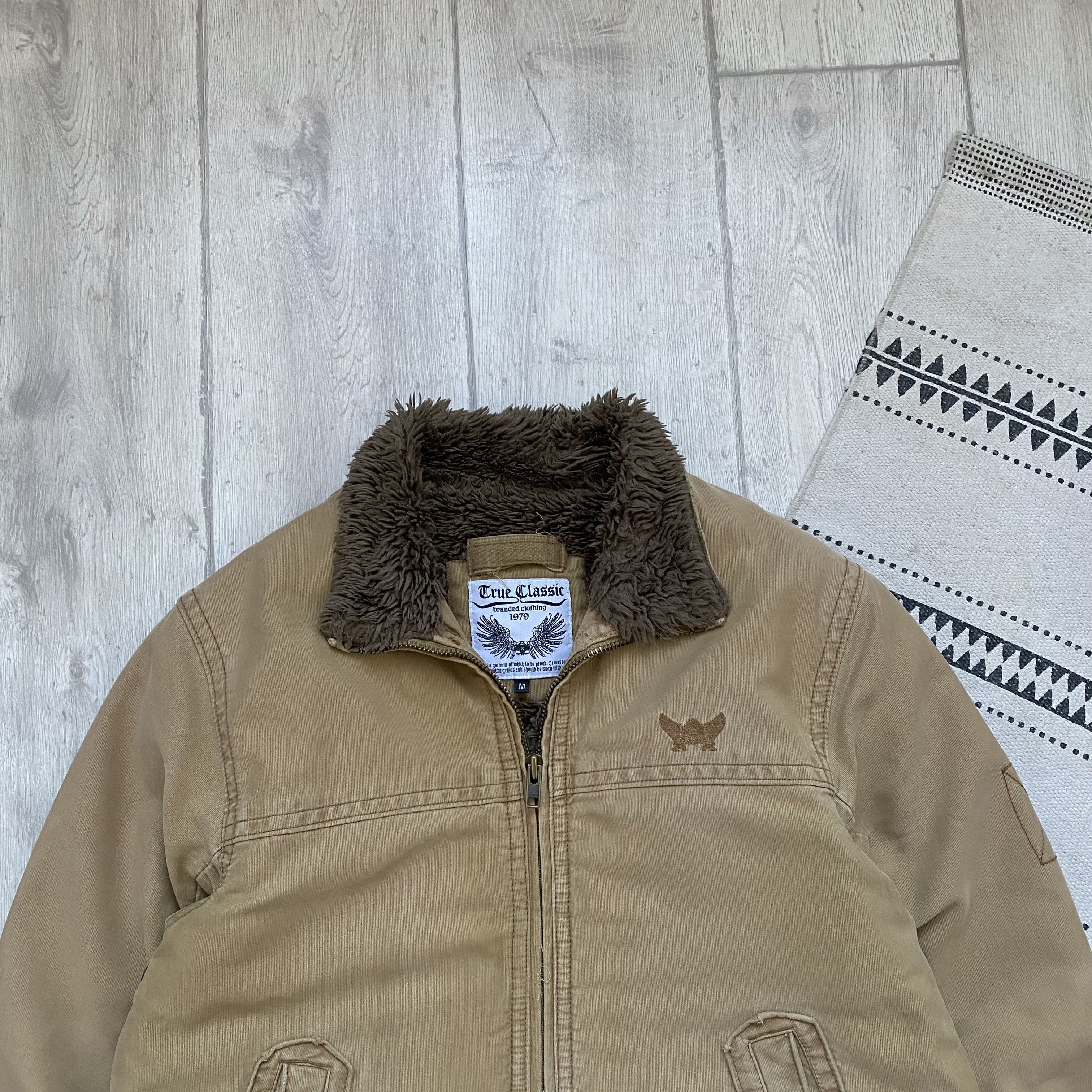 Hysteric Glamour Vintage Thrashed Carhartt Style Faux Fur Sherpa work jacket Size US M / EU 48-50 / 2 - 2 Thumbnail