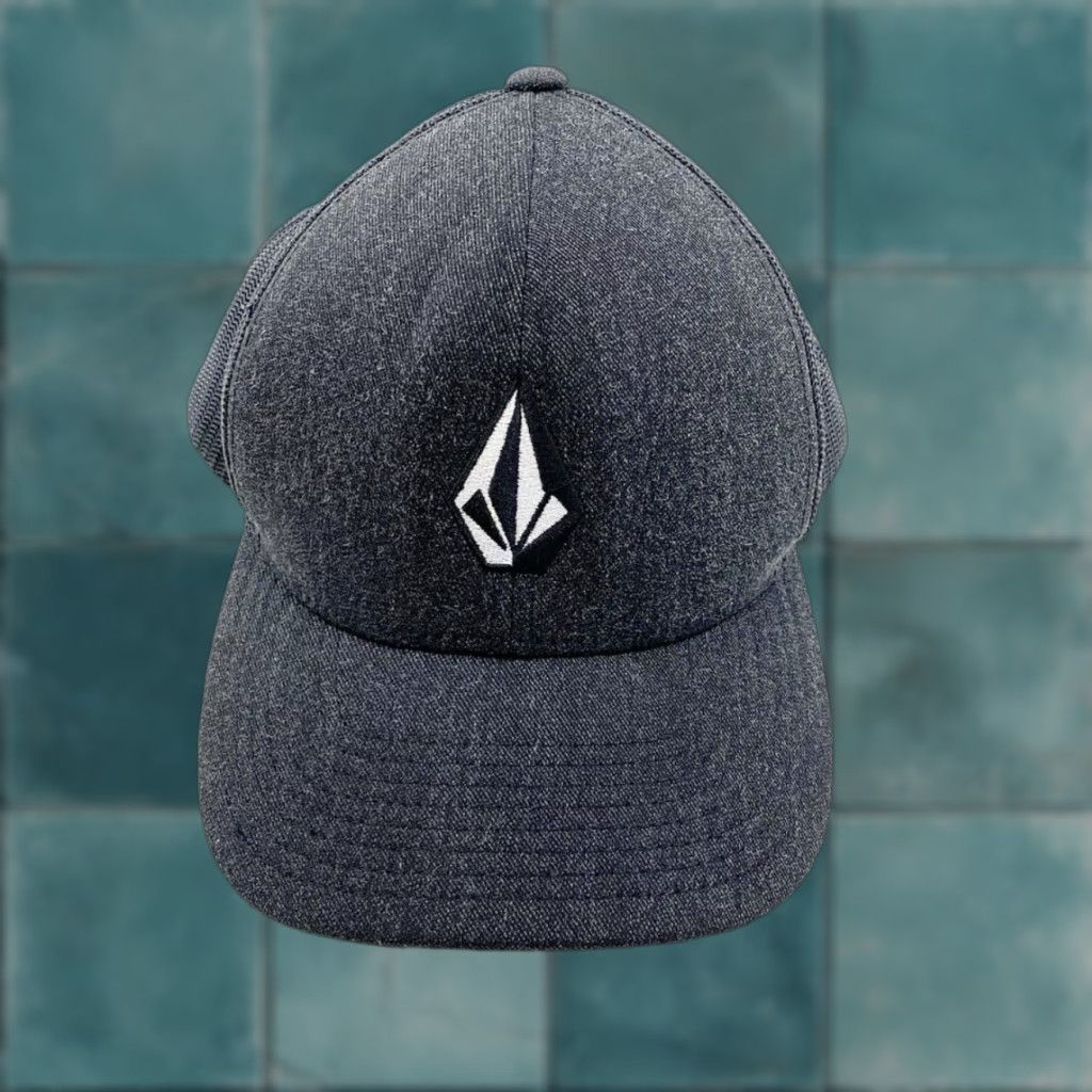 Volcom VINTAGE Volcom Trucker Hat OS Charcoal Grey Mens Adjustable Gray OS Charcoal Grey Size ONE SIZE - 1 Thumbnail