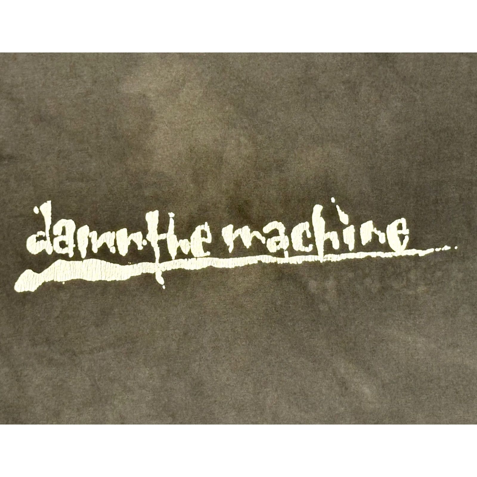 Hanes VINTAGE RARE 90s Damn The Machine Shirt XL Megadeth Metallica Rage Mustaine Poland Shirt Men Black Crew Neck Short Sleeve Hanes Cotton Size US XL / EU 56 / 4 - 4 Thumbnail