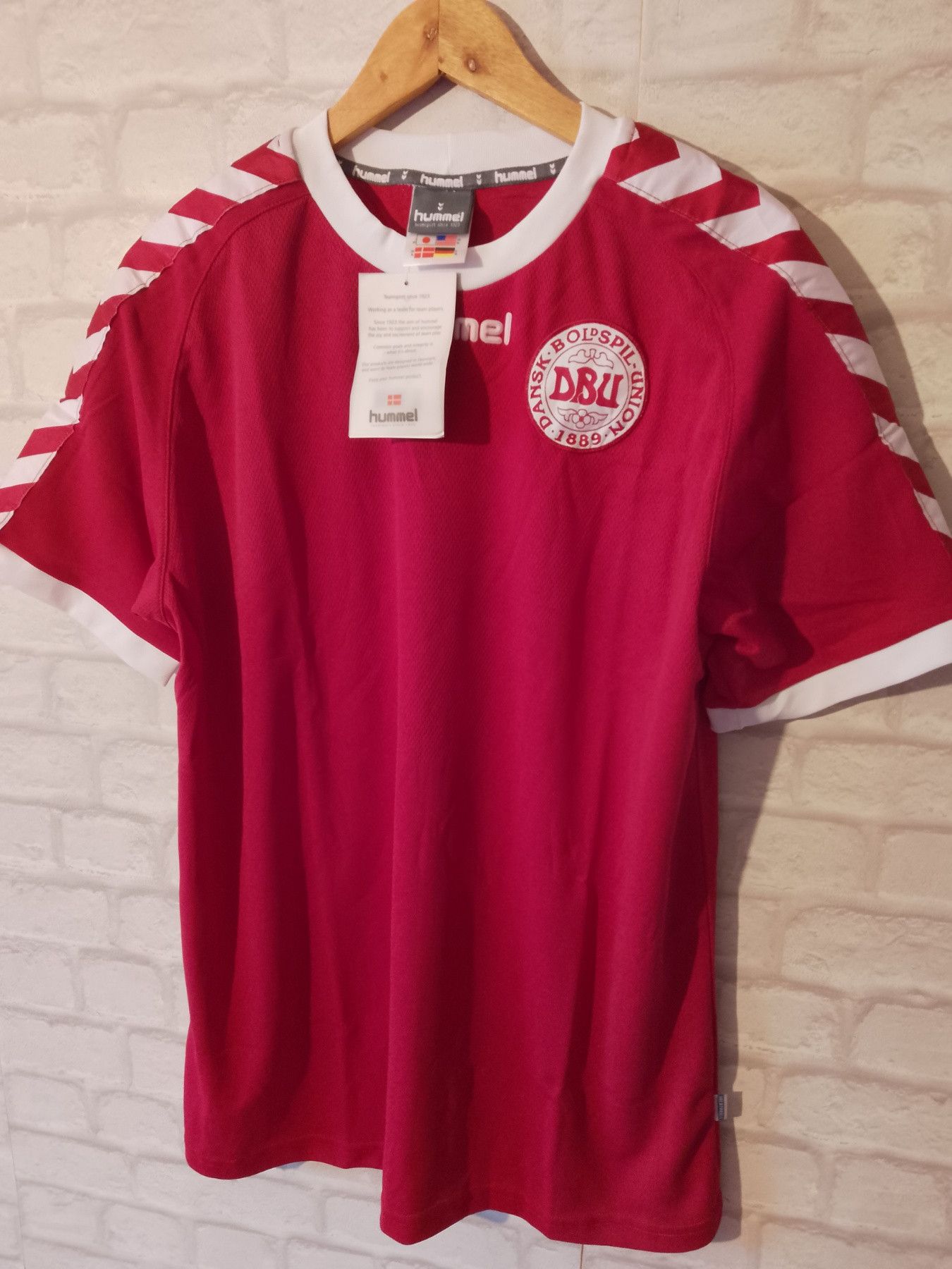 Hummel Vintage Denmark jersey - Hummel - Size XL - 2002-2004 Size US XL / EU 56 / 4 - 4 Thumbnail