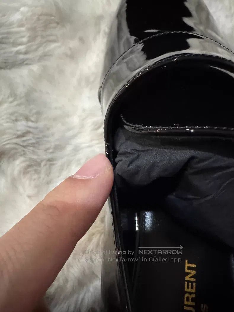 Saint Laurent Paris Saint Laurent Paris Crystal Buckle Men's Loafers Leather S Size US 9 / EU 42 - 8 Thumbnail