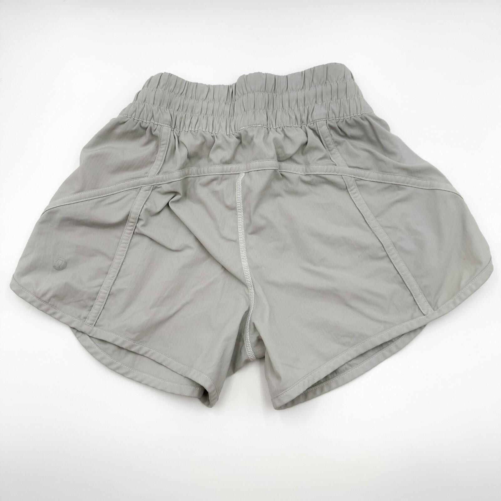 Lululemon Lululemon Low-Rise Running Shorts Gray Athletic Womens 4 Size 27" / US 4 / IT 40 - 4 Thumbnail