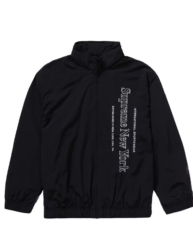 Supreme Black Side Logo Jacket (XL) Size US XL / EU 56 / 4 - 1 Thumbnail