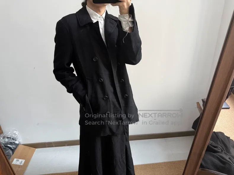 Comme des Garcons Comme des Garcons Spiral splicing cut double-breasted wool Size US S / EU 44-46 / 1 - 5 Thumbnail