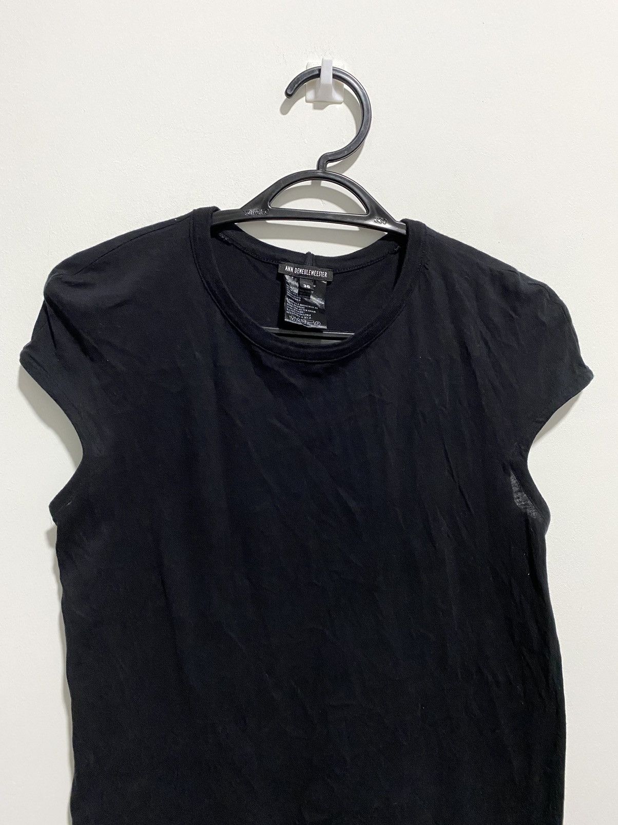 Ann Demeulemeester Ann Demeulemeester Black tee Size M / US 6-8 / IT 42-44 - 2 Thumbnail