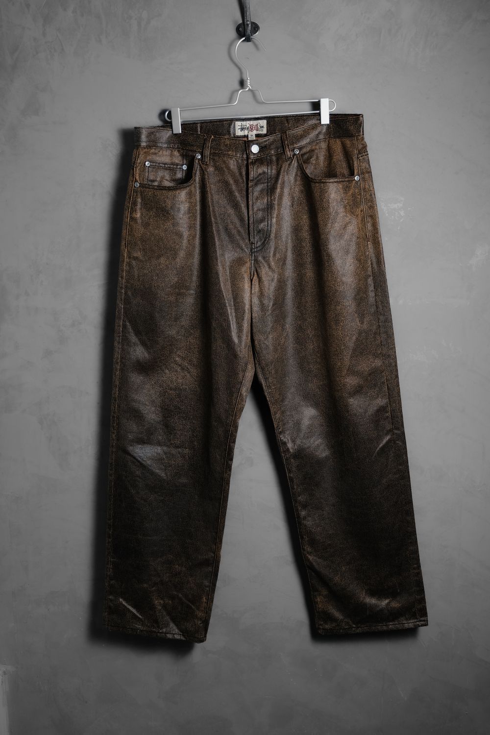 Stussy STUSSY BIG OL’ Coated Cotton Trousers Size US 37 - 2 Thumbnail