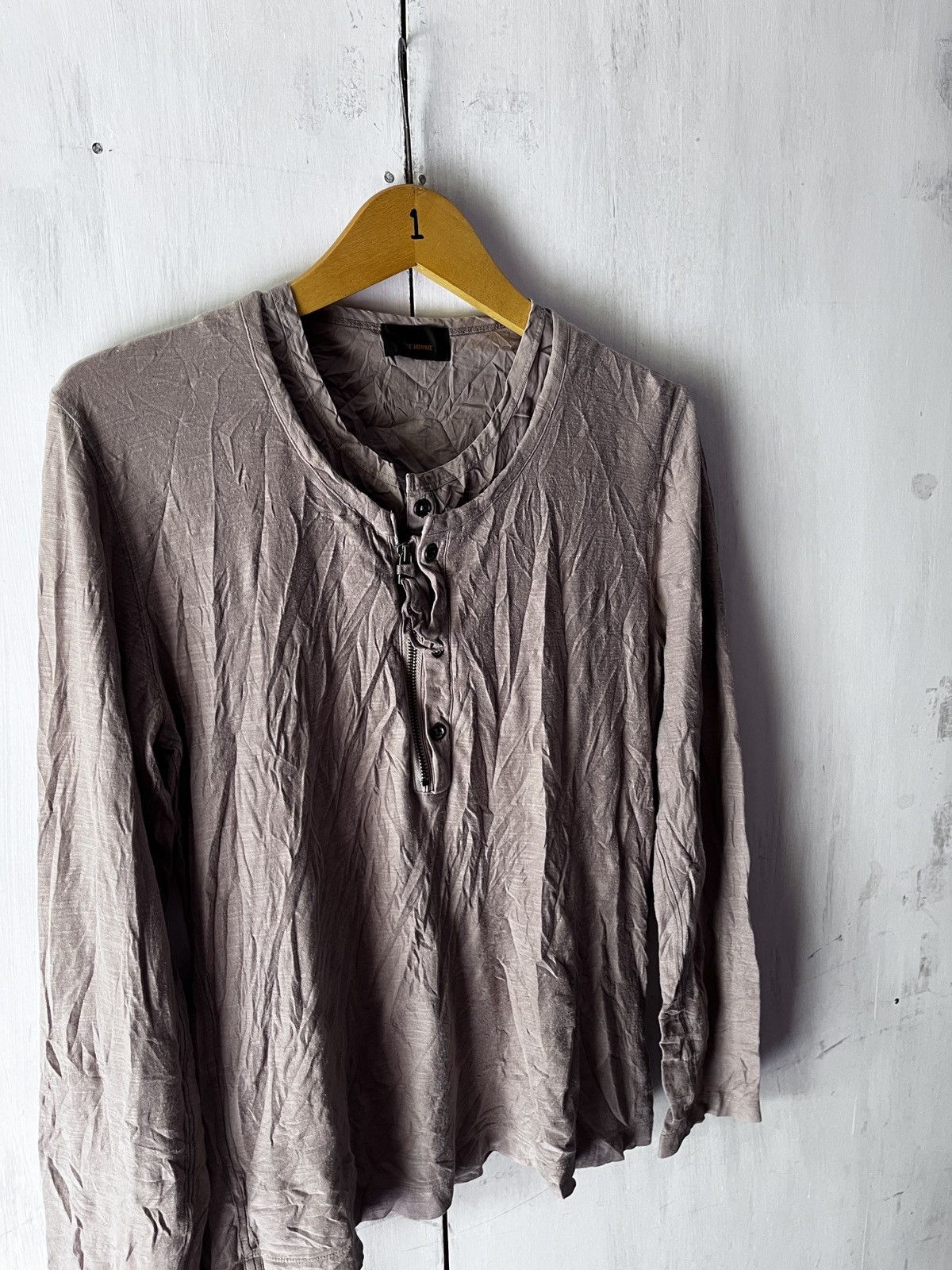 Issey Miyake Tete Homme Bondage Long sleeve Size US M / EU 48-50 / 2 - 4 Thumbnail
