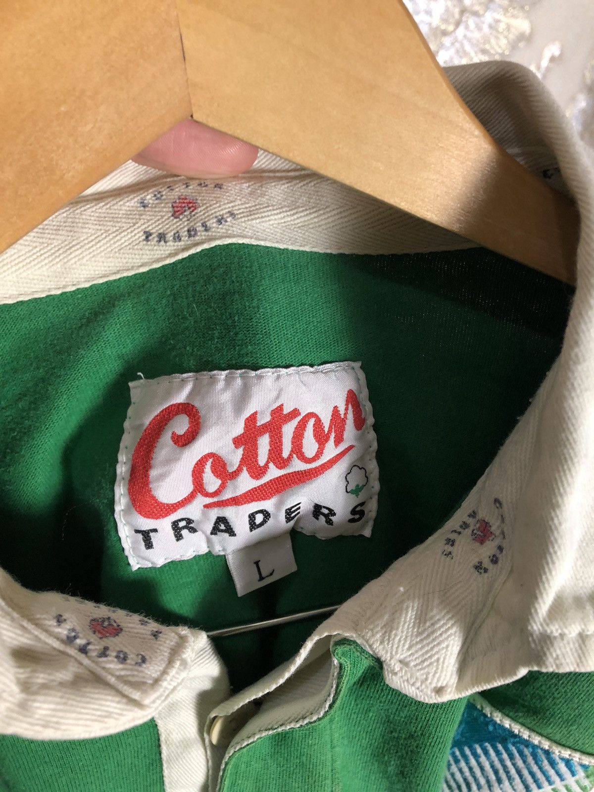 Cotton Traders VINTAGE COTTON TRADERS IRELAND RUGBY JERSEY RETRO Y2K 90s Size US L / EU 52-54 / 3 - 3 Thumbnail