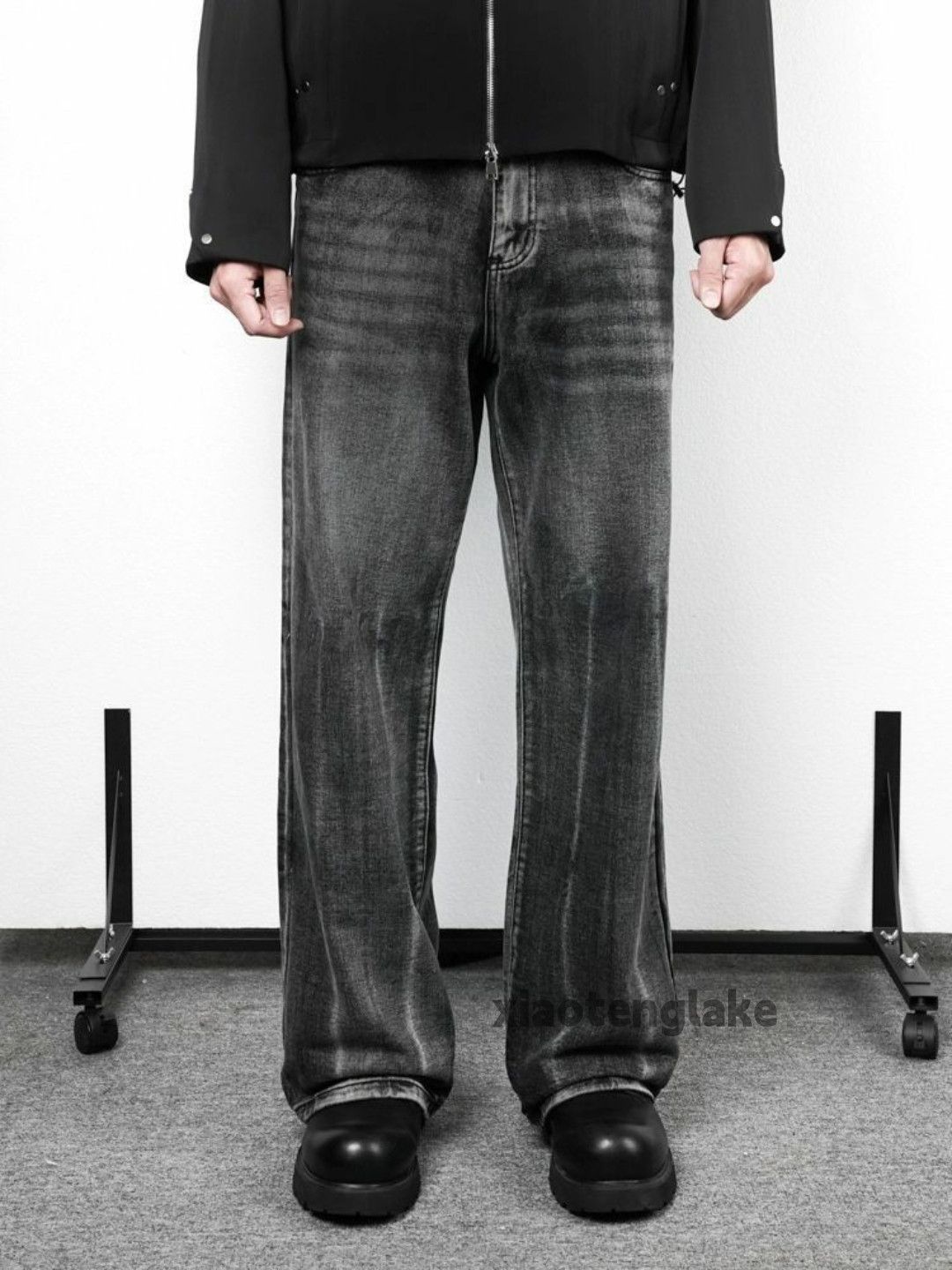Jean × Vintage washed faded cleanfit yuppie y2k punk jeans Size US 32 / EU 48 - 3 Thumbnail