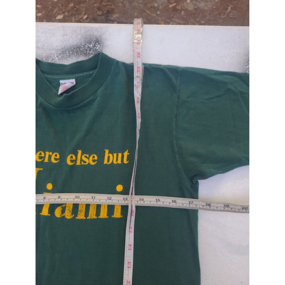 Vintage Vtg University of Miami Single stitch t-shirt Destination Size US M / EU 48-50 / 2 - 7 Thumbnail