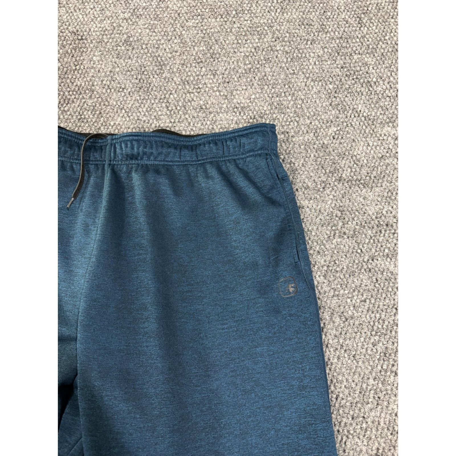 Vintage AND1 Sweatpants Pants Mens 2XL Blue Fleece Pockets Zip Elastic Drawstring Warm Winter Athletic Sports Size US 39 - 3 Thumbnail