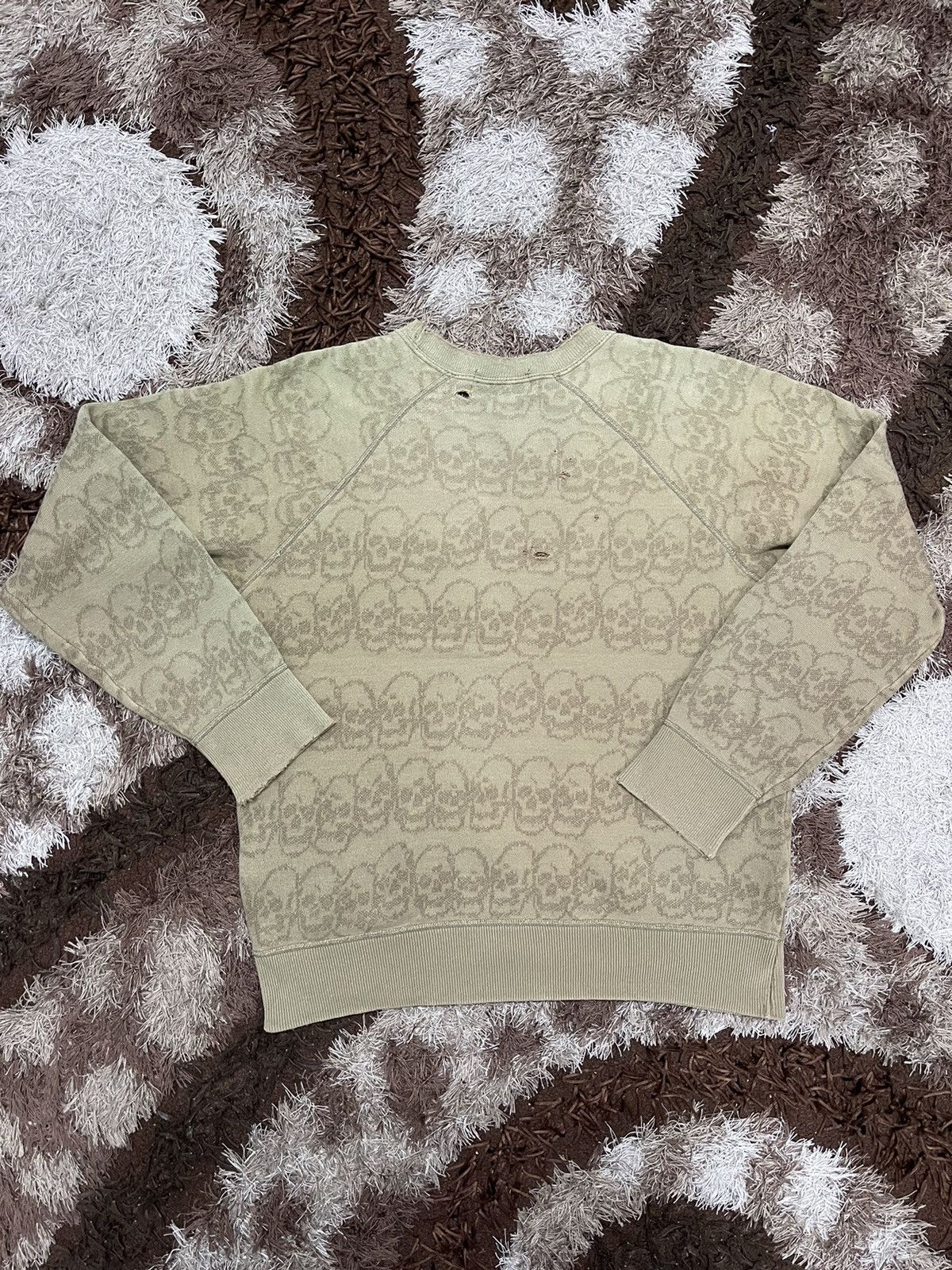 Hysteric Glamour × Japanese Brand × Vintage 🇯🇵HYSTERIC GLAMOUR SKULL ALL OVER PRINT EMBROIDERED VERY RARE Size ONE SIZE - 8 Thumbnail