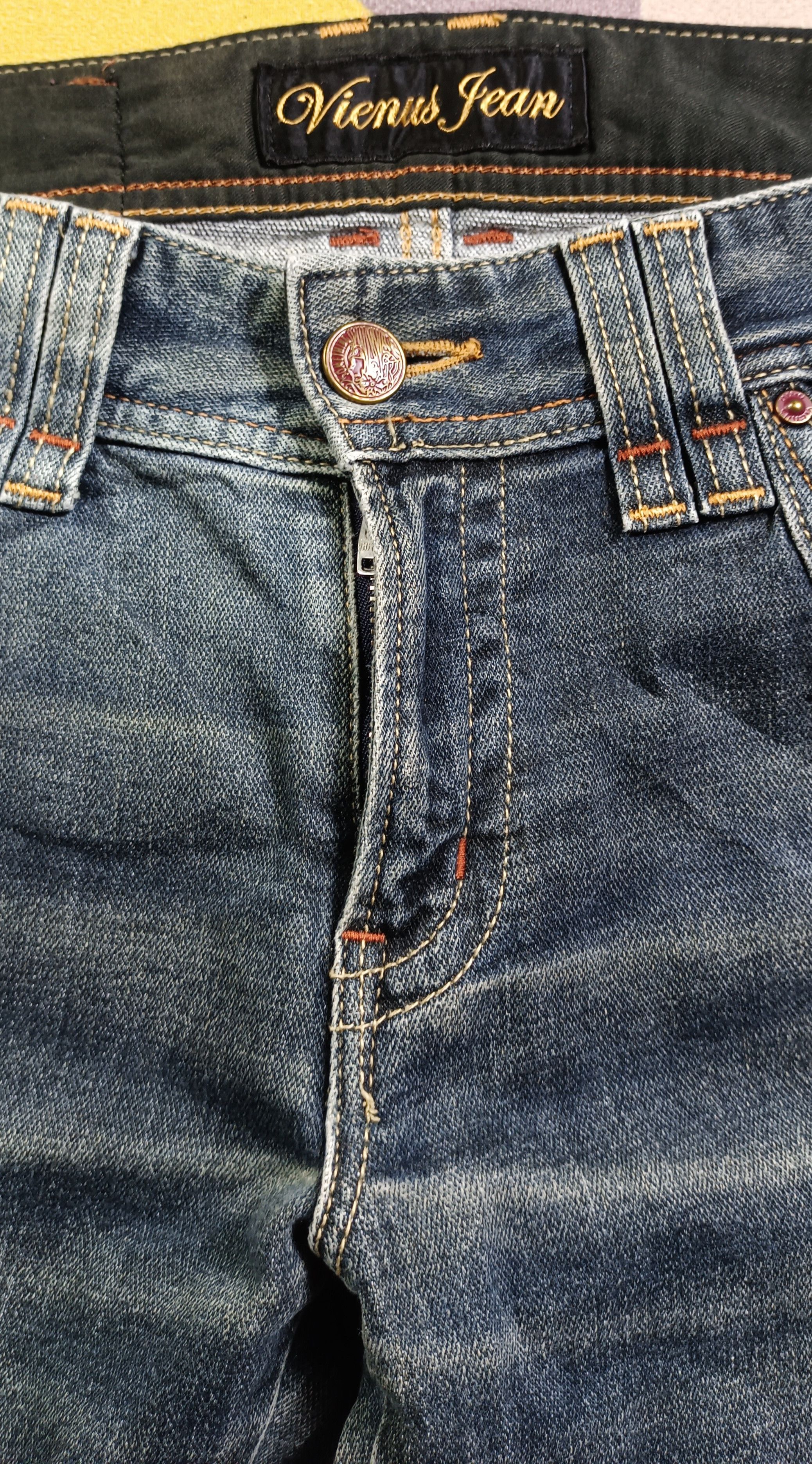 Edwin × If Six Was Nine Vintage🔥 Edwin Something "Vienus" Flare Distresssed Denim Size US 30 / EU 46 - 10 Thumbnail