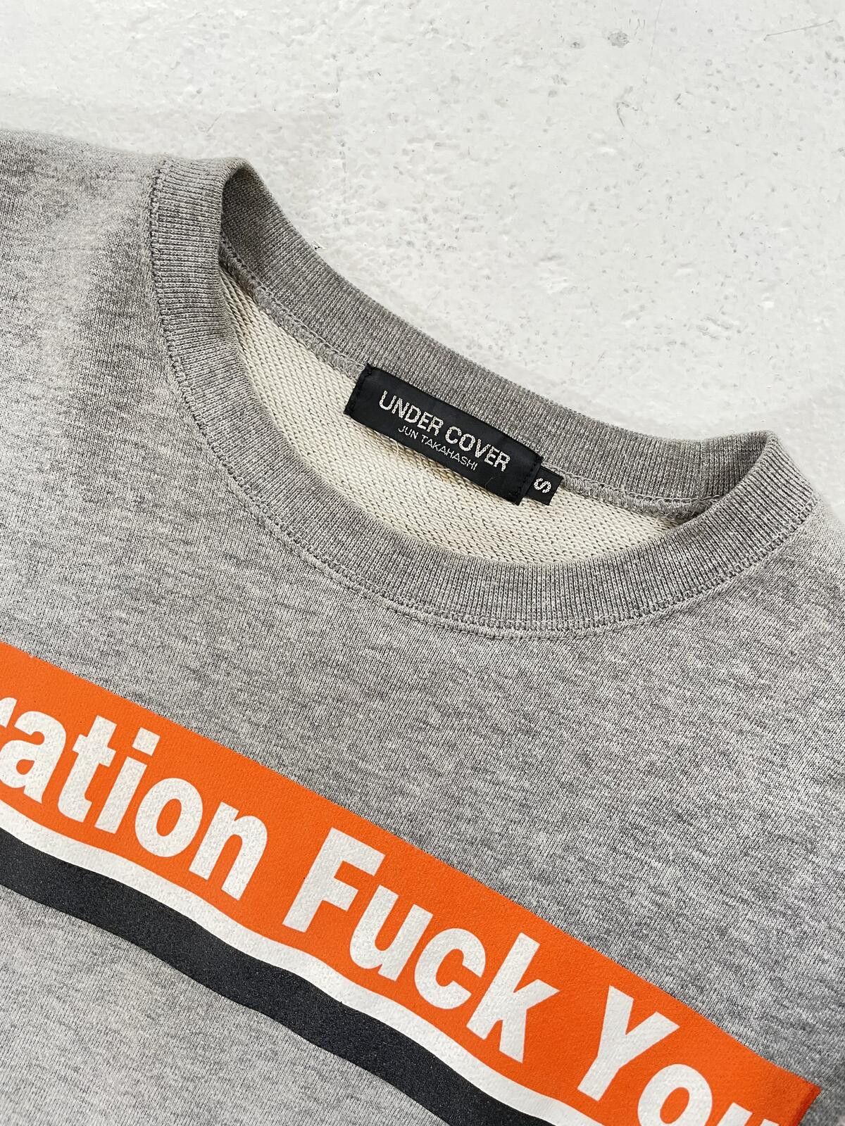 Undercover Undercover Generation fuck you crew neck Size US S / EU 44-46 / 1 - 2 Thumbnail
