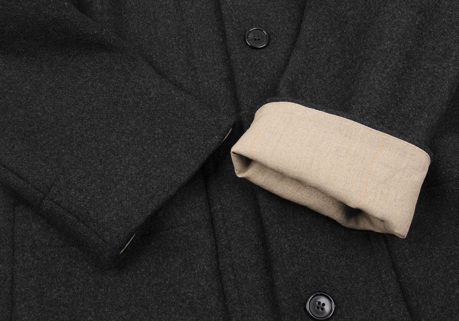 Dolce & Gabbana Wool Blend Patch Pocket Jacket Charcoal Size 48 Size US M / EU 48-50 / 2 - 7 Thumbnail