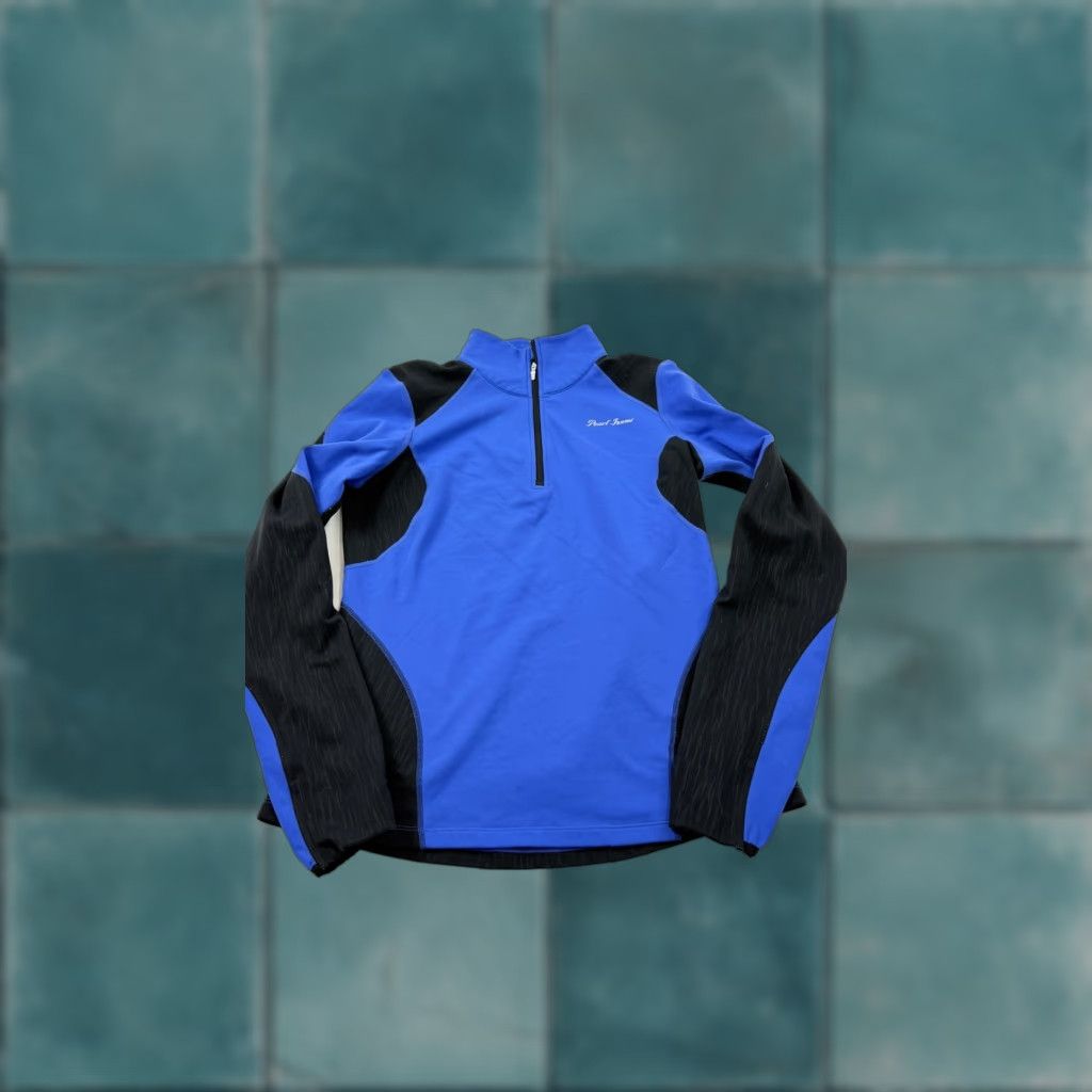 PEARL iZUMi Pearl Izumi Shirt Womens Medium Blue Black Half Zip Pullover Cycling Top Size M / US 6-8 / IT 42-44 - 1 Thumbnail