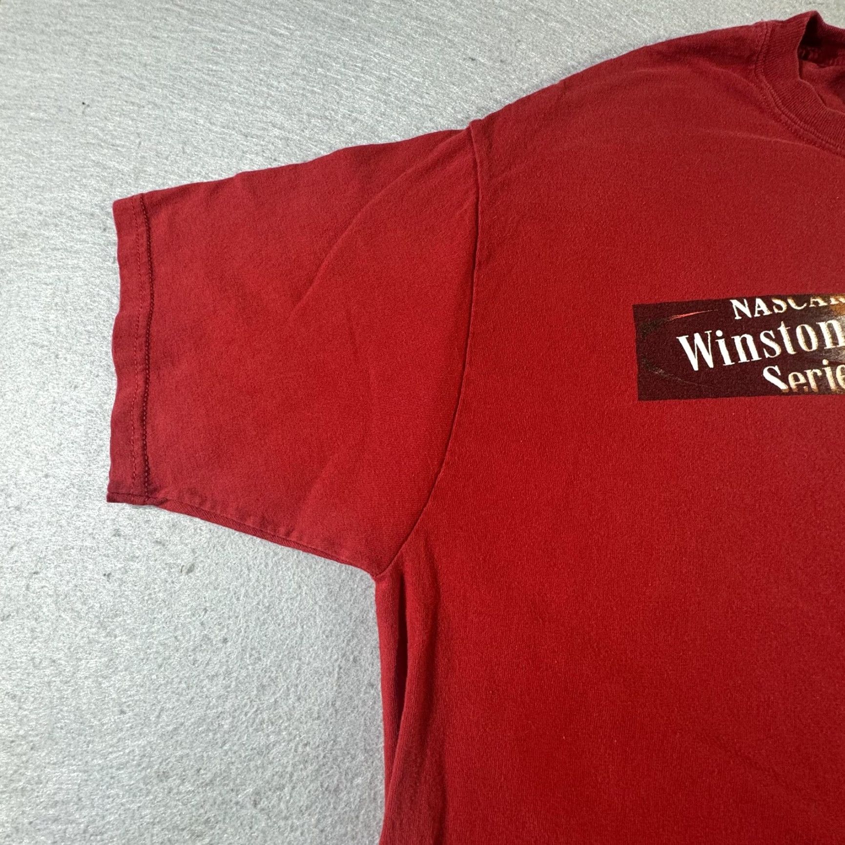 NASCAR VINTAGE Winner's Circle NASCAR Shirt Mens XL Red 2003 Race Schedule Tee Size US XL / EU 56 / 4 - 3 Thumbnail