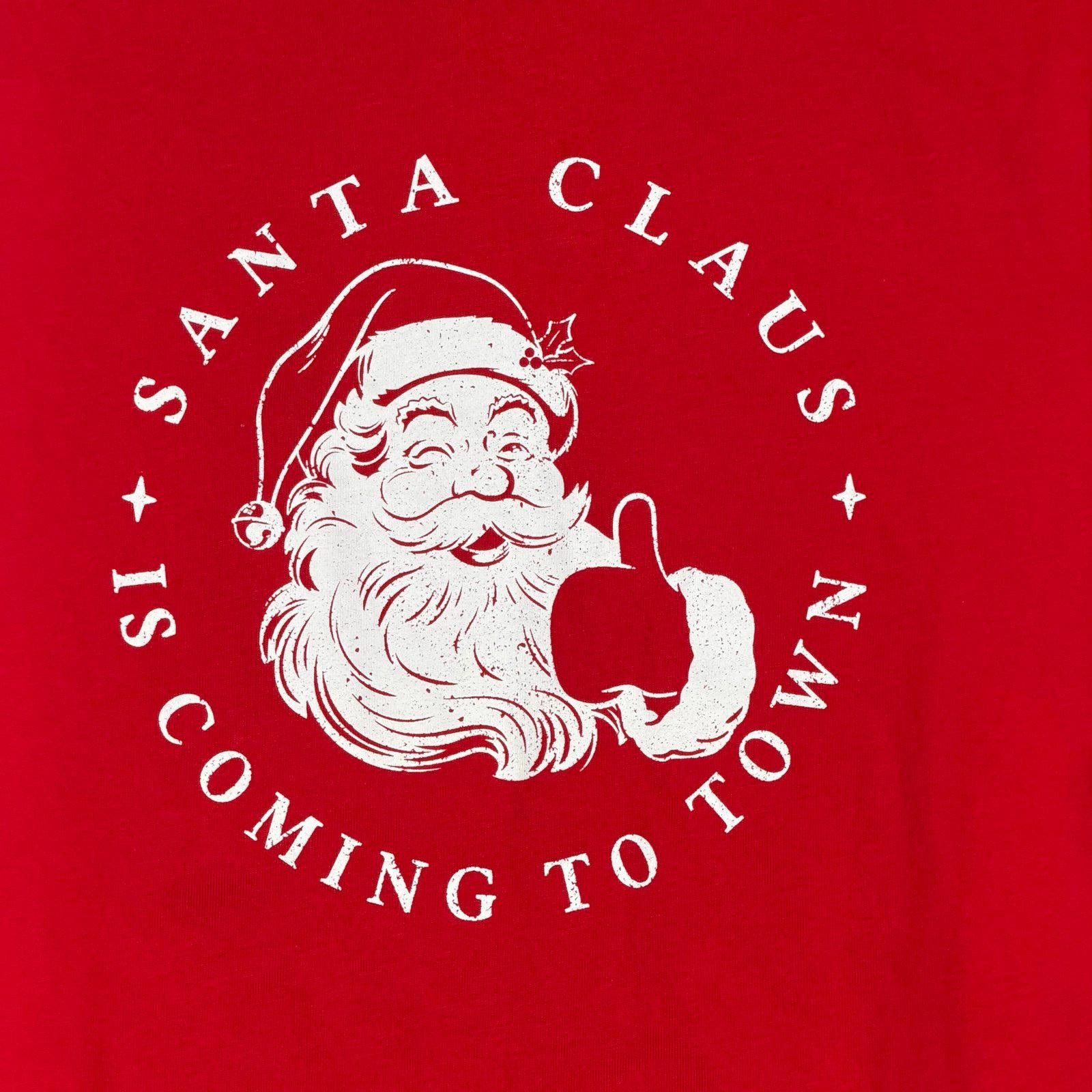 Other Holiday Time Red Santa Claus Long Sleeve Shirt Kids 8 NWT Size US M / EU 48-50 / 2 - 2 Thumbnail