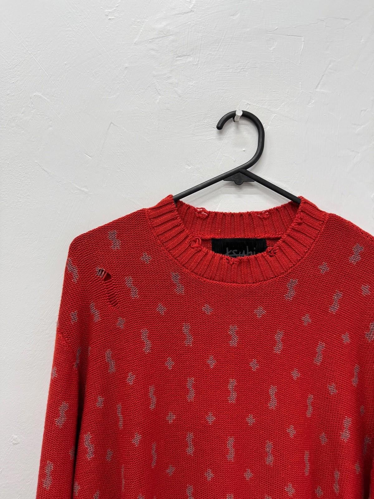 Ksubi new Ksubi mens knit crew jumper all star torch red medium m Size US M / EU 48-50 / 2 - 2 Thumbnail