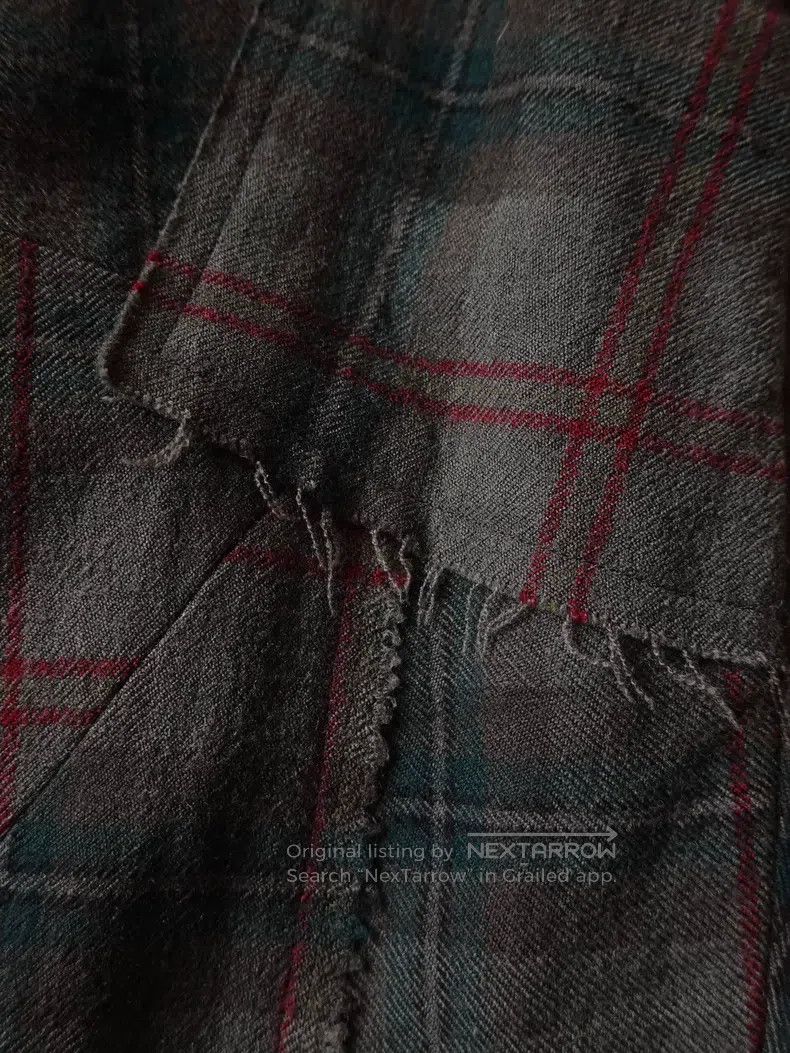 Junya Watanabe Junya Watanabe size S Patchwork slightly flared trousers Size 23" - 6 Thumbnail